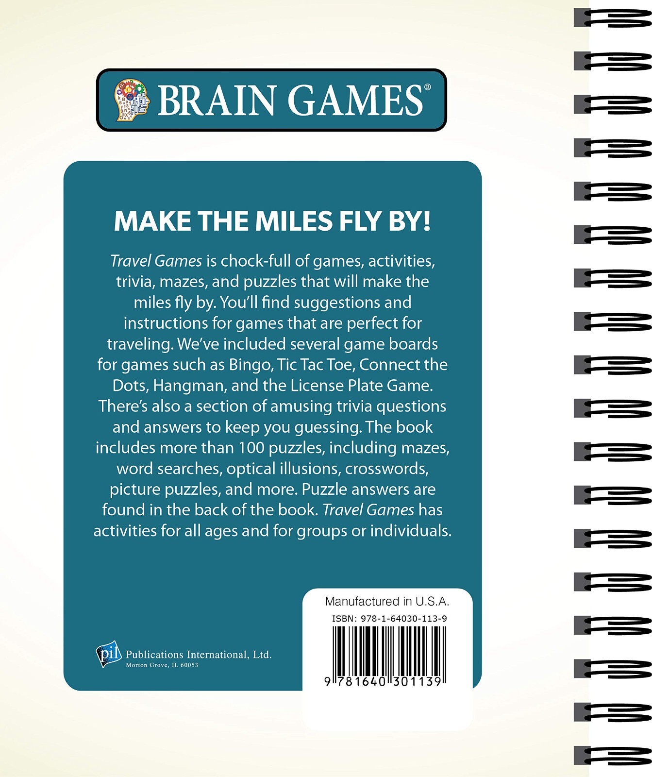Brain Games – To Go – Travel Games, Spiral-bound, Publications International Ltd