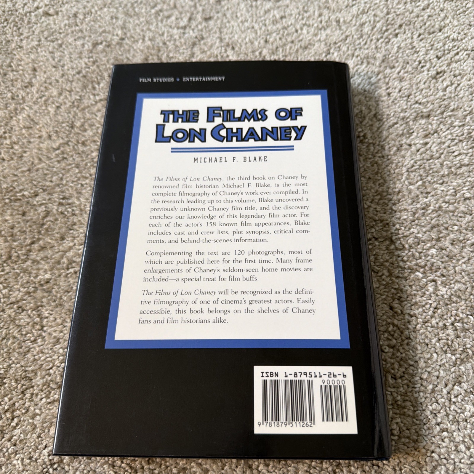 The Films of Lon Chaney – Hardcover By Blake, Michael F –