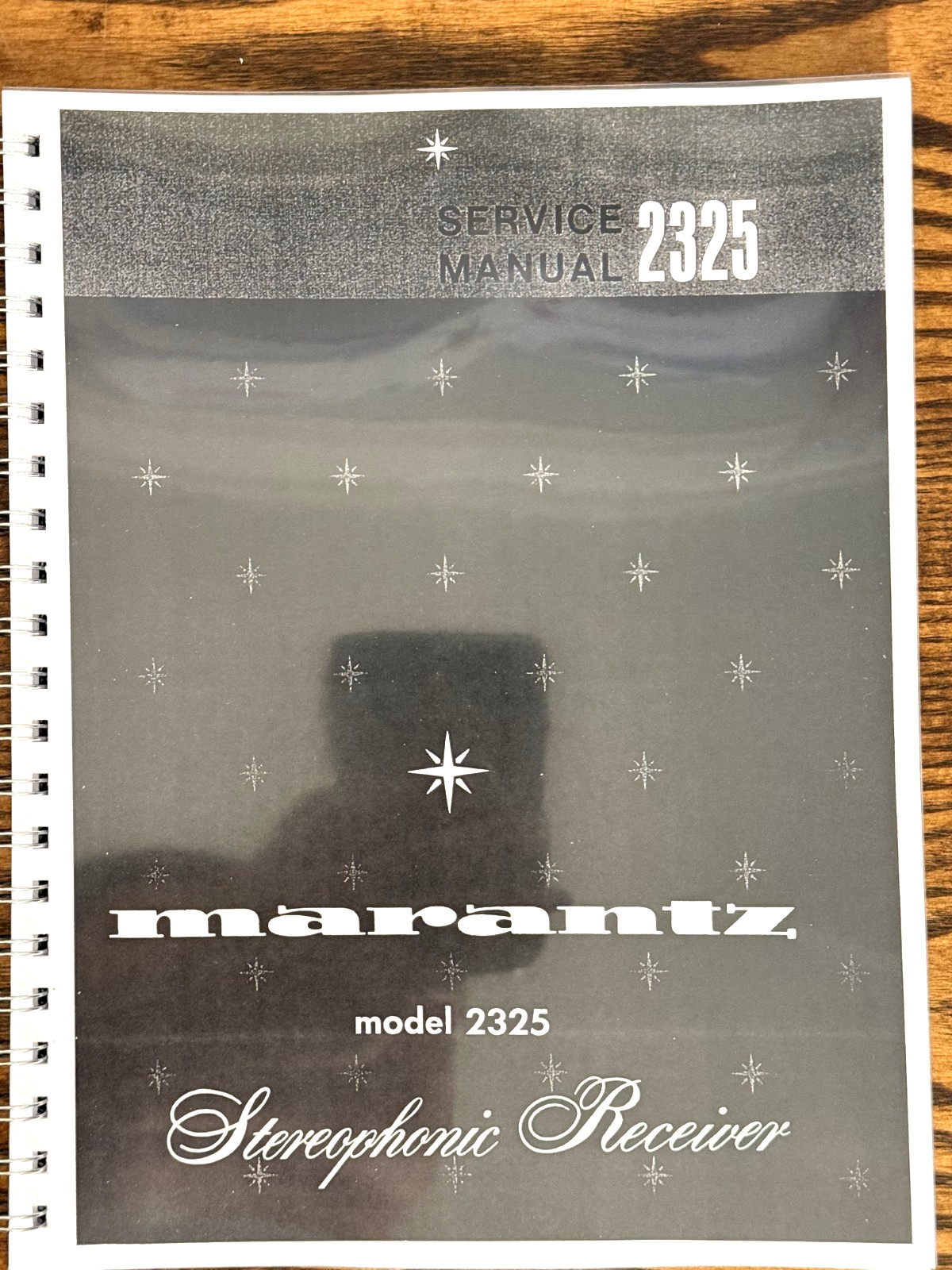 MARANTZ 2325 RECEIVER SERVICE MANUAL , BOUND, TOUGH COVERS, FOLDOUT DIAGRAMS