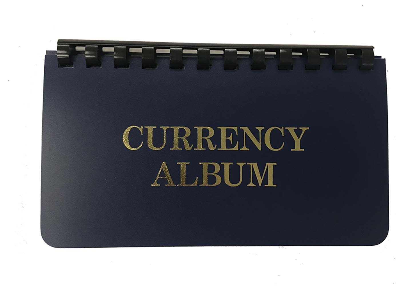 Currency Bill Pocket Album For Small / Fractional / Modern US Banknotes 10 Pages