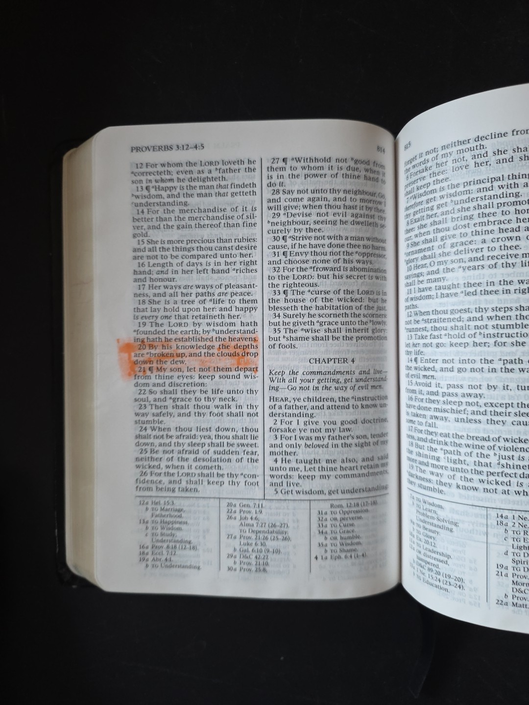 LDS Quad Bible Book of Mormon Scriptures Black 2016 7 1/2 inches x 5 inches
