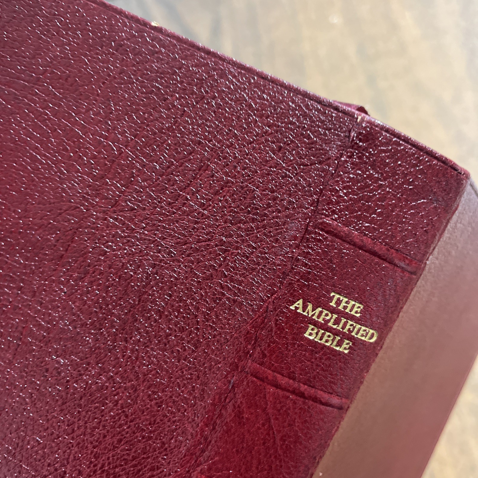 Amplified 1965 Bible – Red Leather – (Pre AMPC/ Classic)
