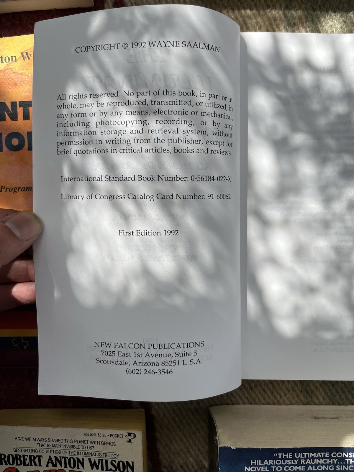 Robert Anton Wilson Book Lot