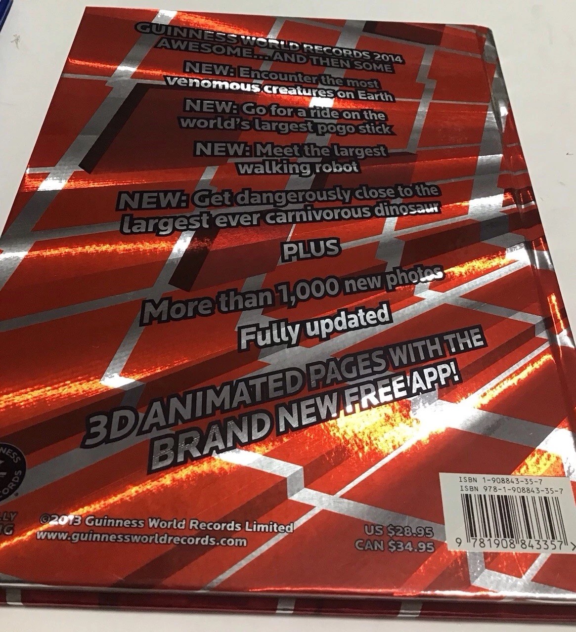 Guinness World Records Lot Of 3 Books 2013 2014 & 2015 Officially Amazing
