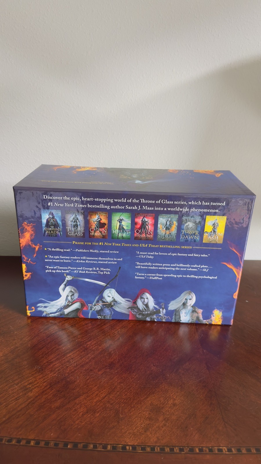 W/ POSTER Throne of Glass OOP ORIGINAL Cover Paperback Box Set Sarah J. Maas