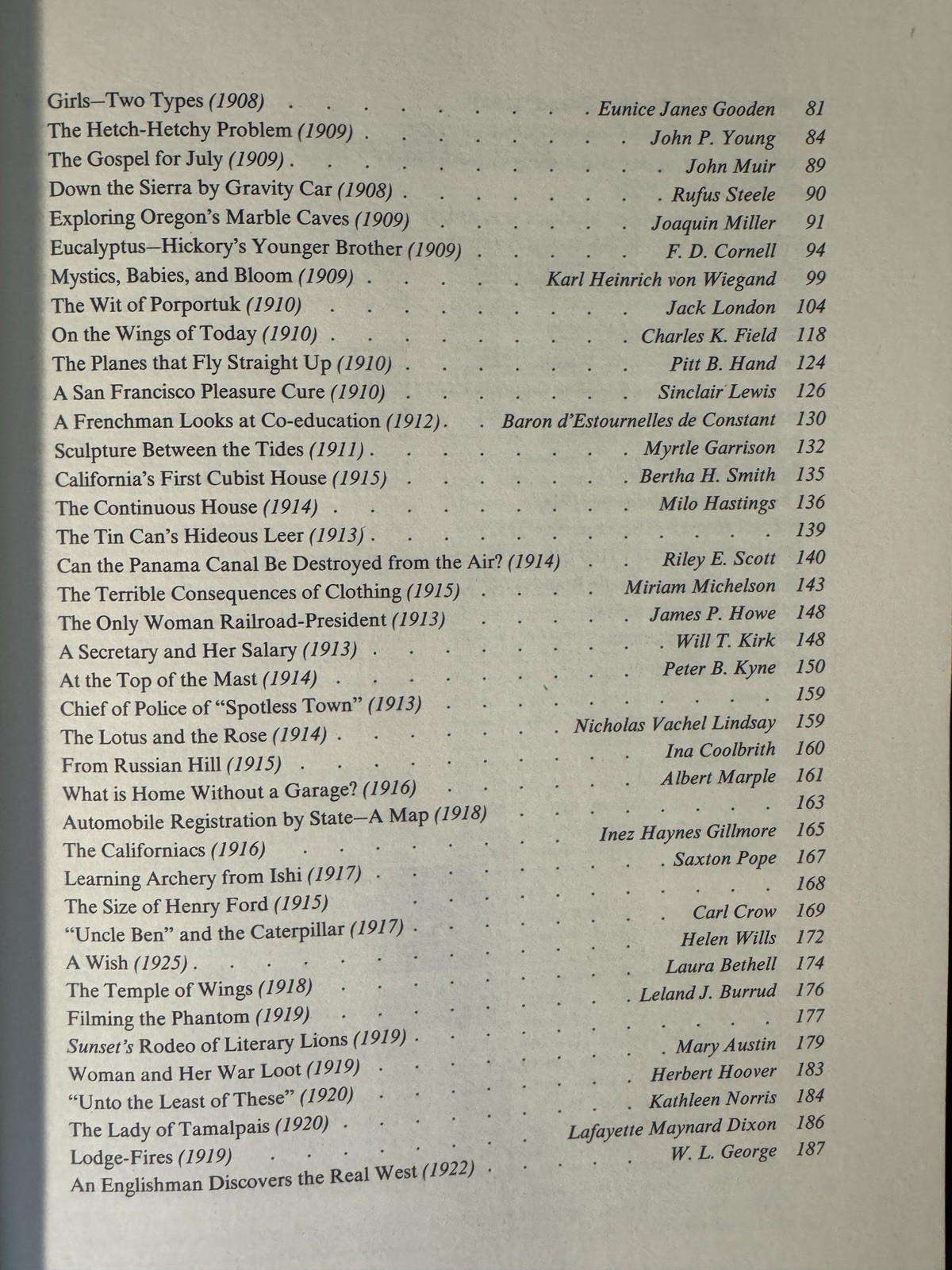 The Early Sunset Magazine 1898–1928: A California Historical Society Anthology
