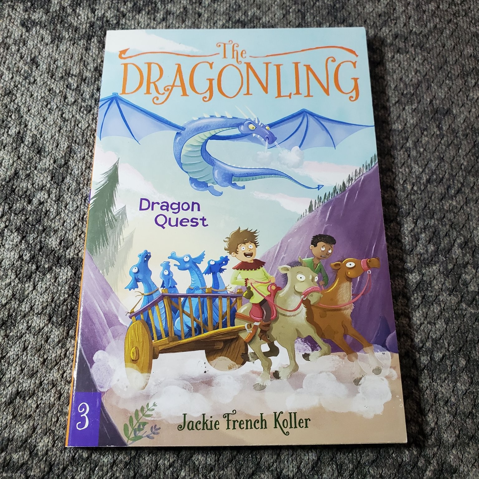 The Dragonling Dragon Quest Jackie French Koller 2018 Illustrated 2 Book Lot
