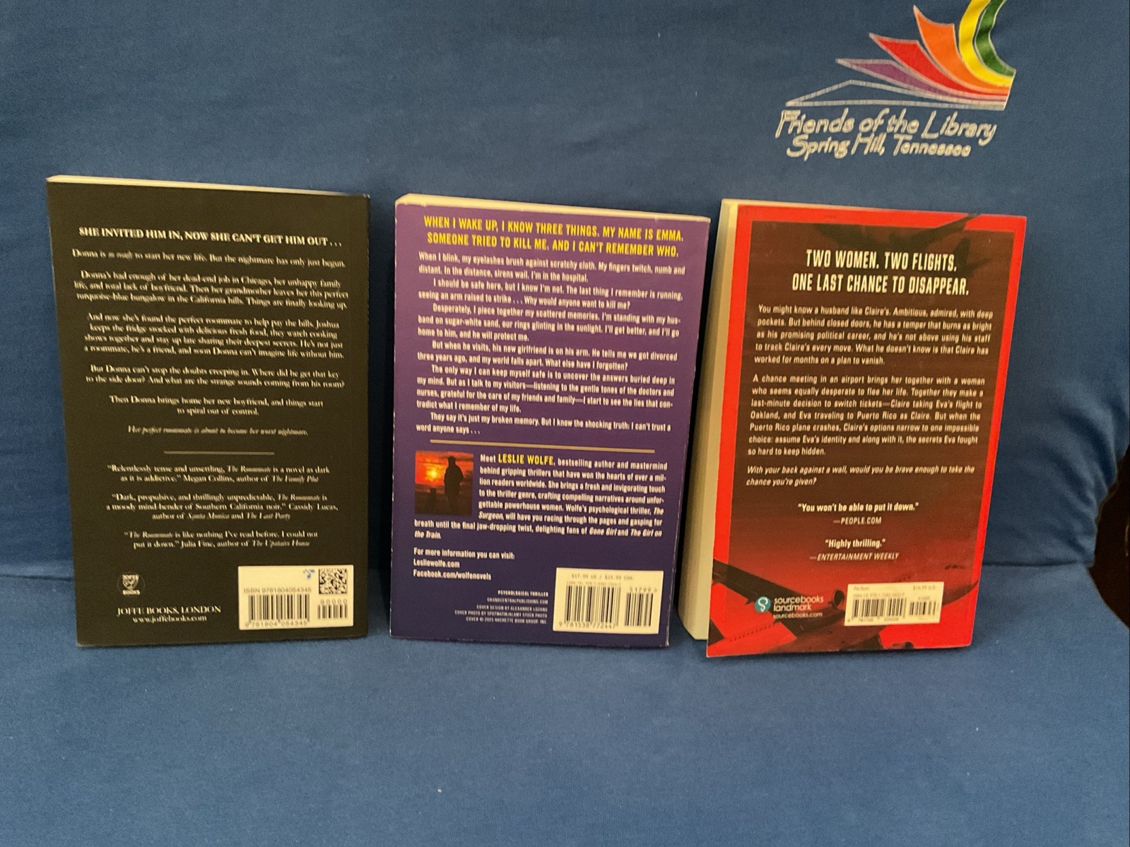 Lot of 8 – Suspense, PB by Minka Kent, Janelle Brown, Rachel Abbot & Others