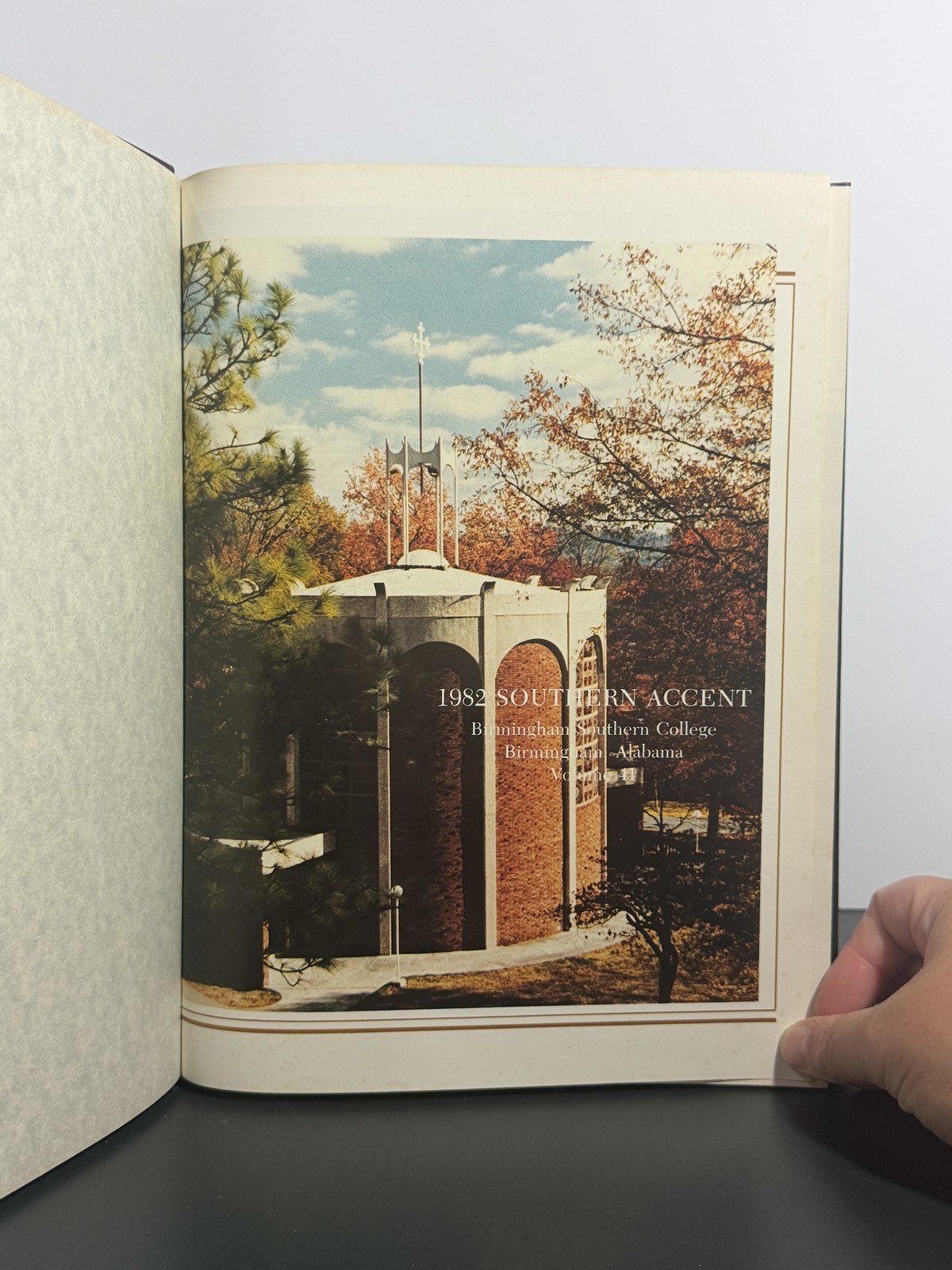 1982 Southern Accent Yearbook Vol. 71 Birmingham-Southern College Alabama Annual