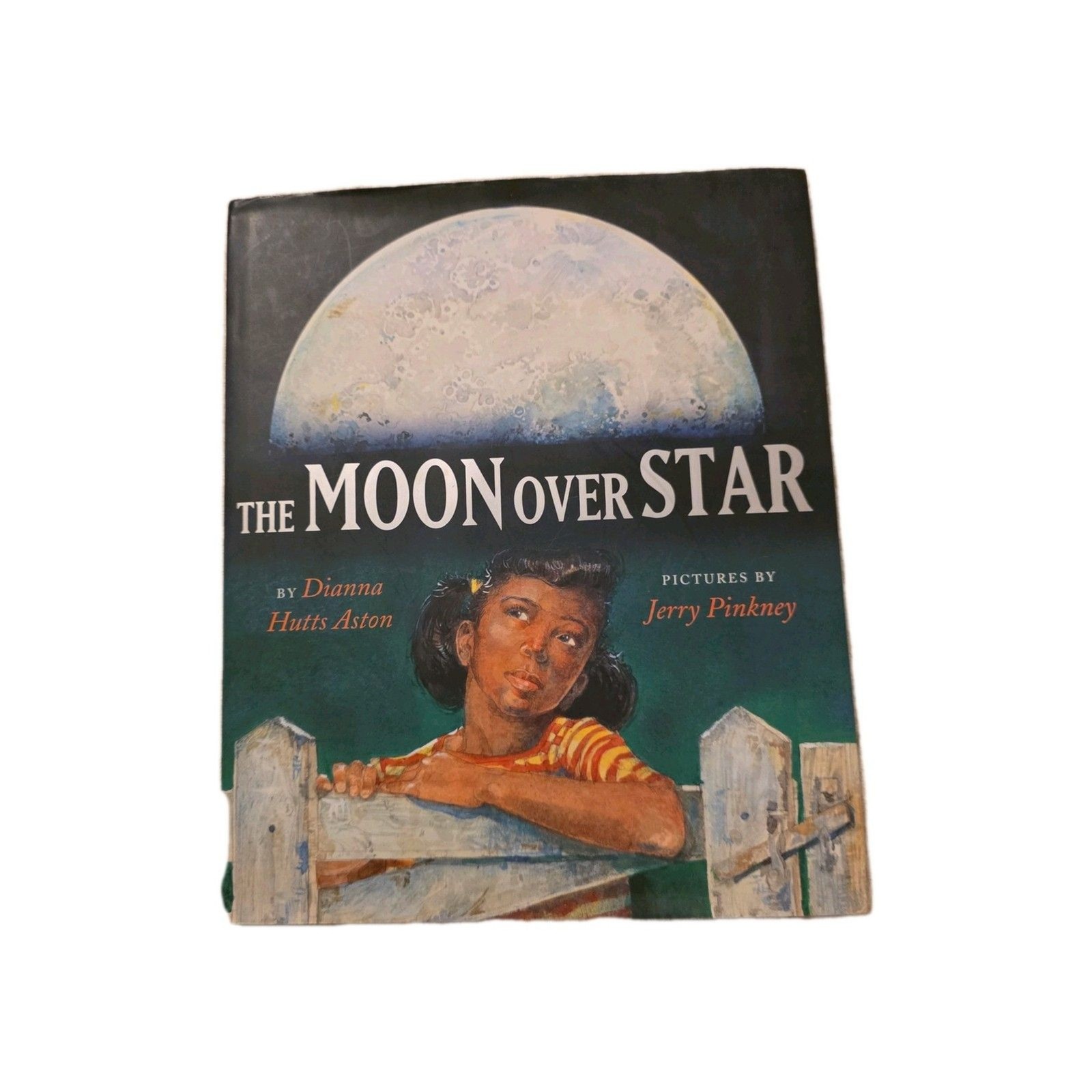 The Moon Over Star Signed Jerry Pinkney Hardcover w Dust Jacket 2008