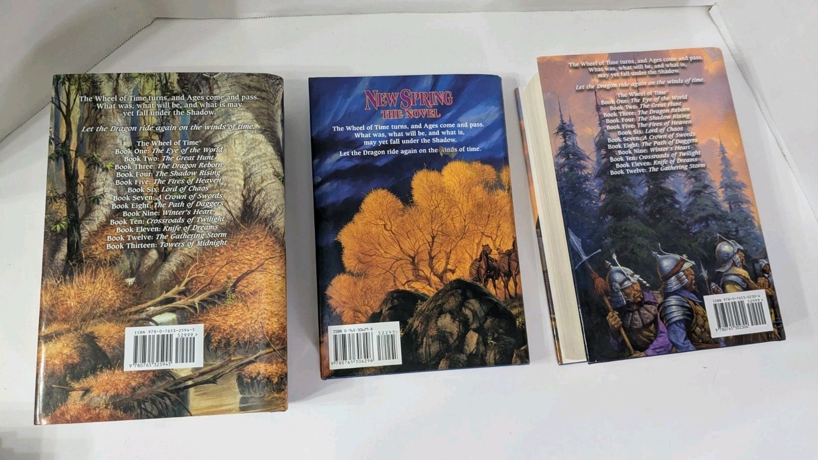 Wheel Of Time Lot Robert Jordan 1ST Edition Hardcover Books 12, 13, In The Begin