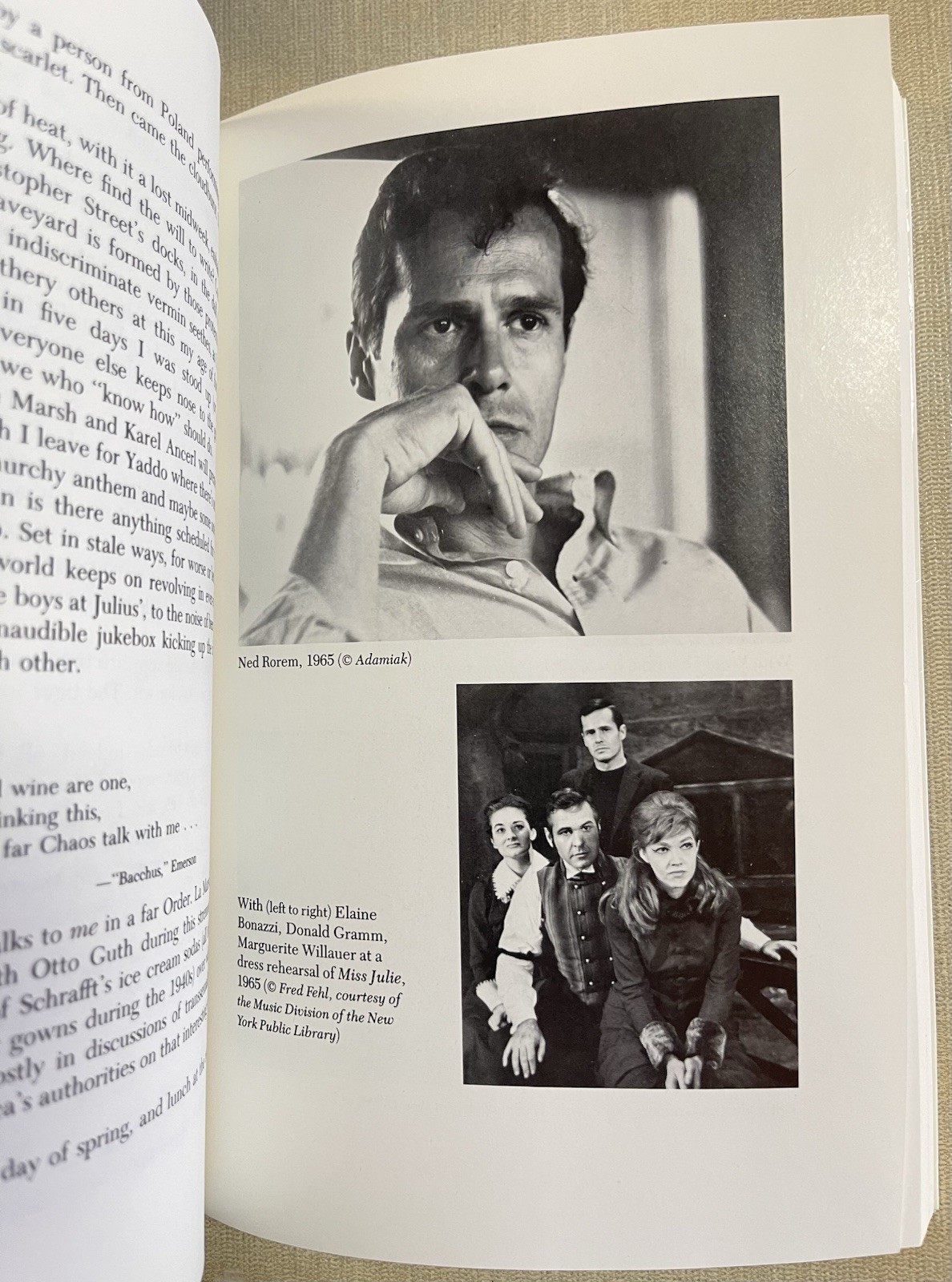 1983 THE LATER DIARIES OF NED ROREM 1961-1972, Unbroken Spine, 1983 PB/DJ, VVGC