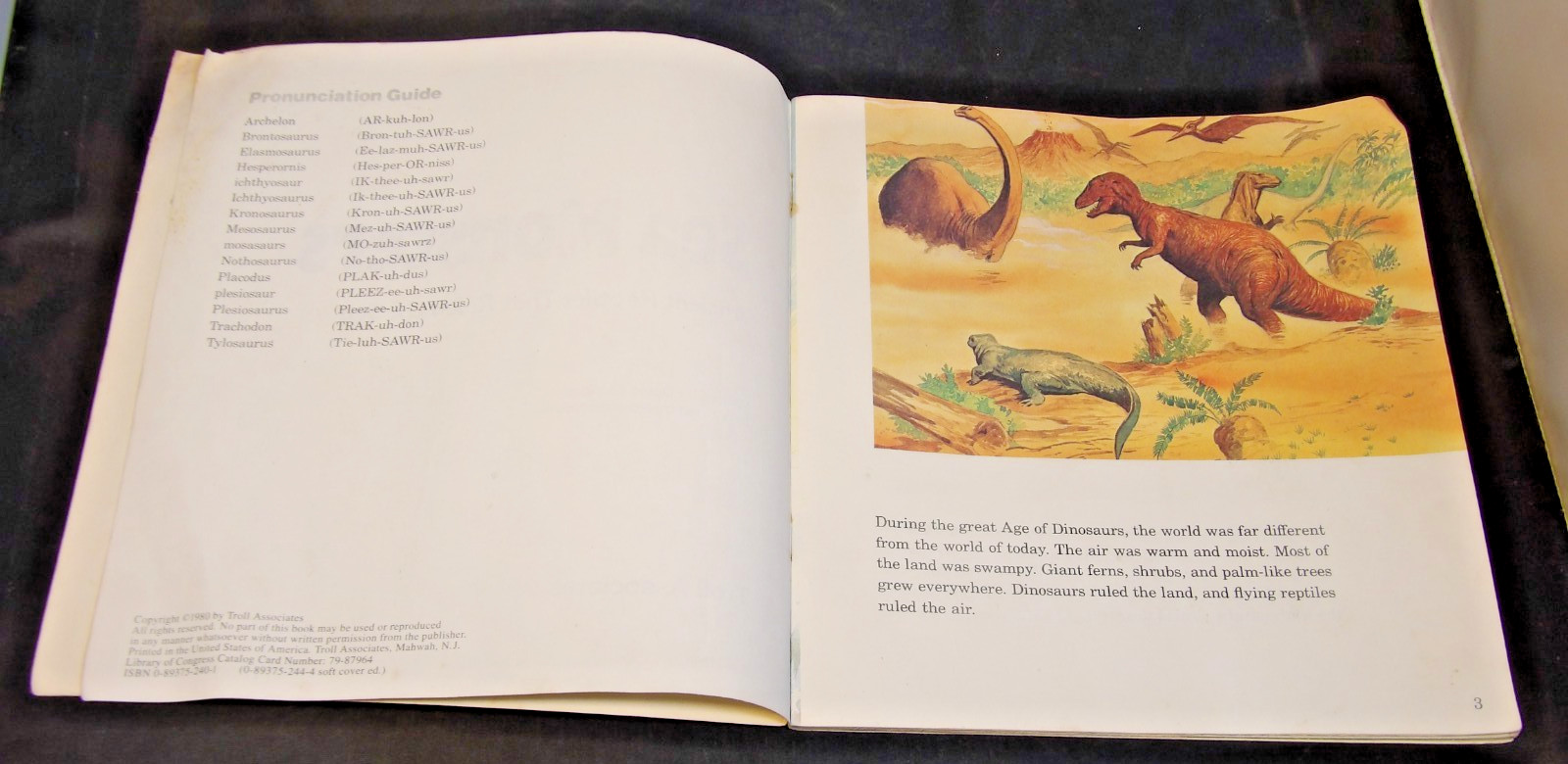 Sea Monsters Ancient Reptiles That Ruled the Sea by David Eldridge 1980 Troll