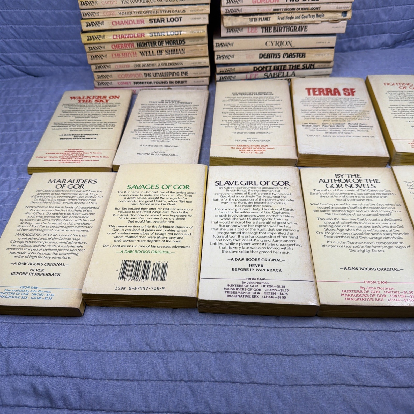 U Pick | Vintage DAW books Sf UK Science Fiction Fantasy Carter Lee Norman