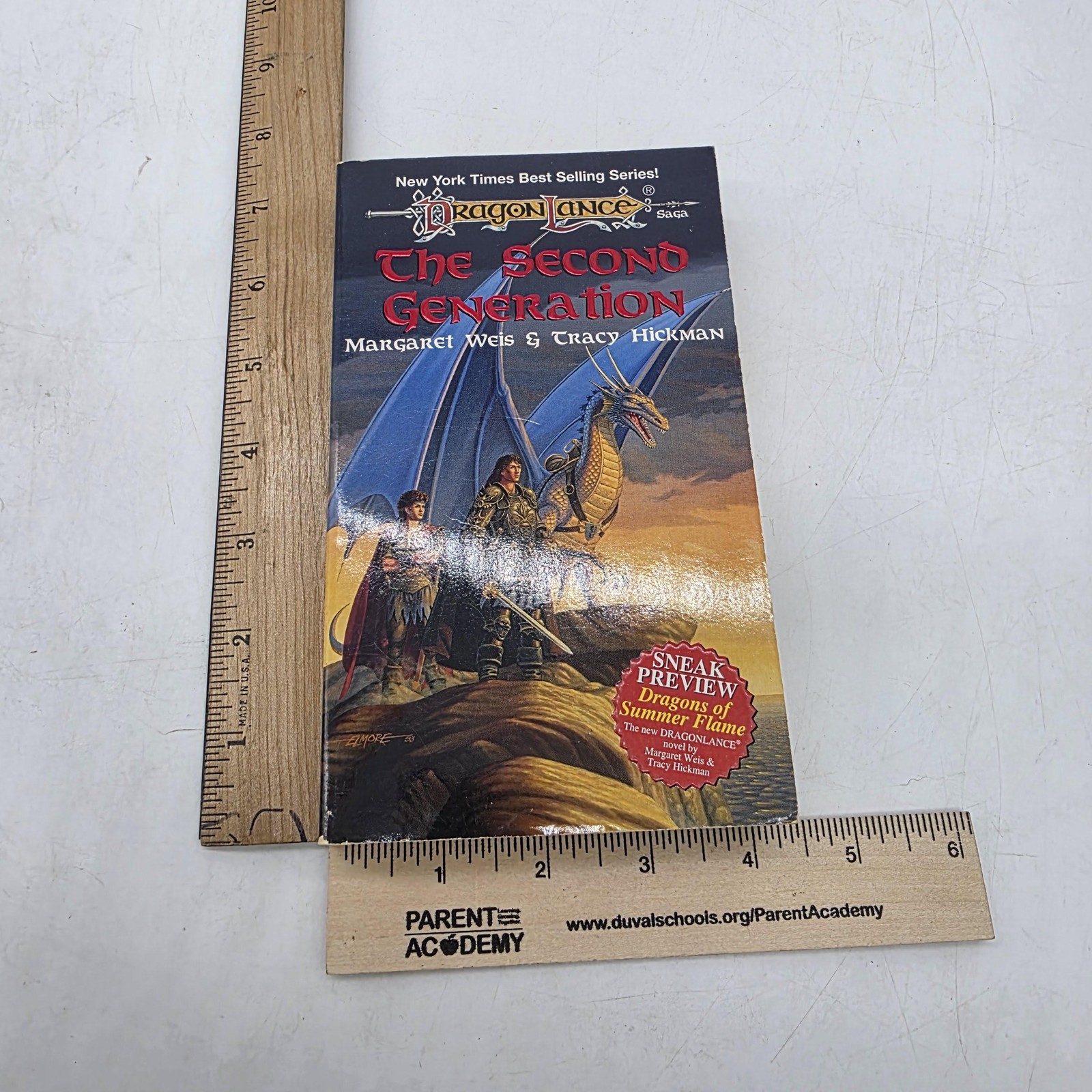 Vintage Dragonlance Reign Of Istar Weis TSR PB Lot Fantasy Novels Multicolor