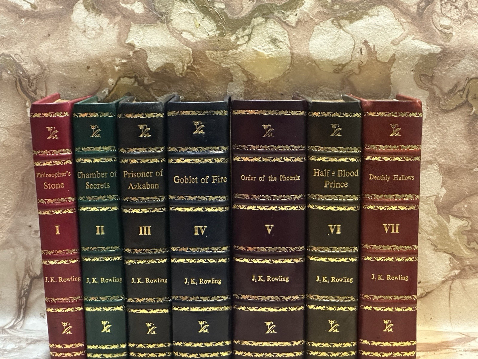 Harry Potter book set 1-7 Leather Bound Collector Edition