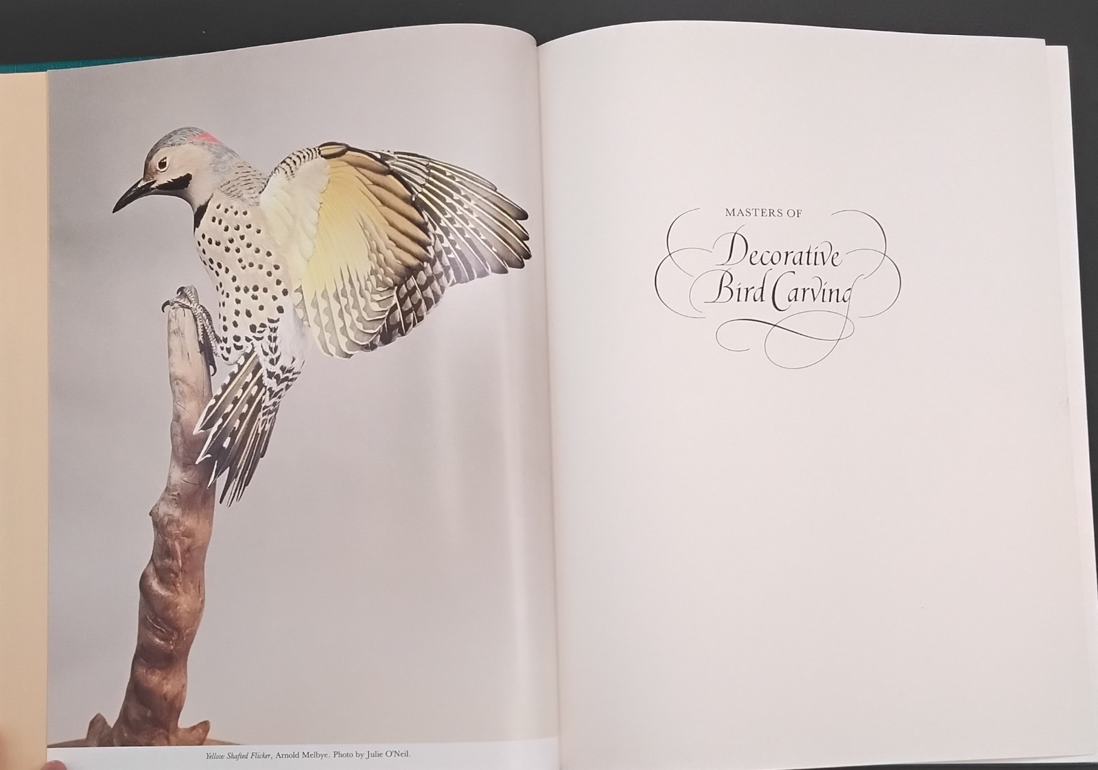 MASTERS OF DECORATIVE BIRD CARVING By Anne Small – Hardcover 1981