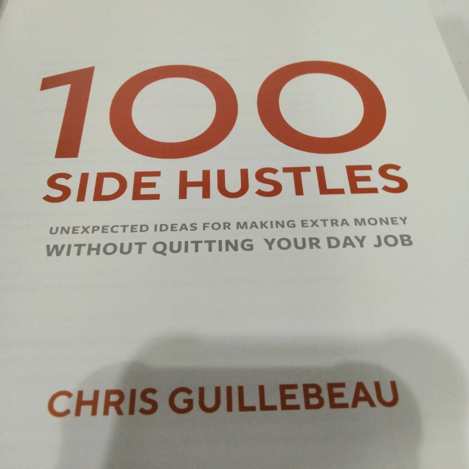 100 Side Hustles Hardcover Book By Chris Guillebeau
