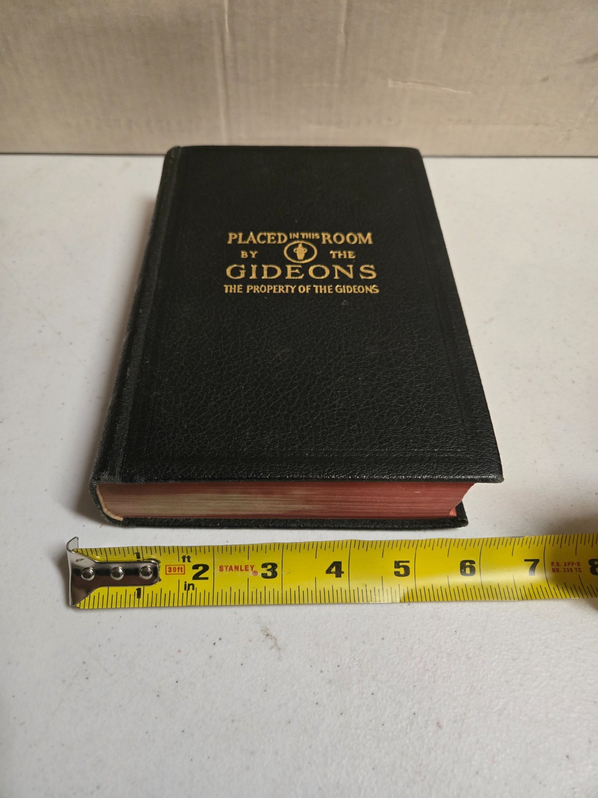 Vintage Gideons Holy Bible National Bible Press King James Version KJV Red Edges