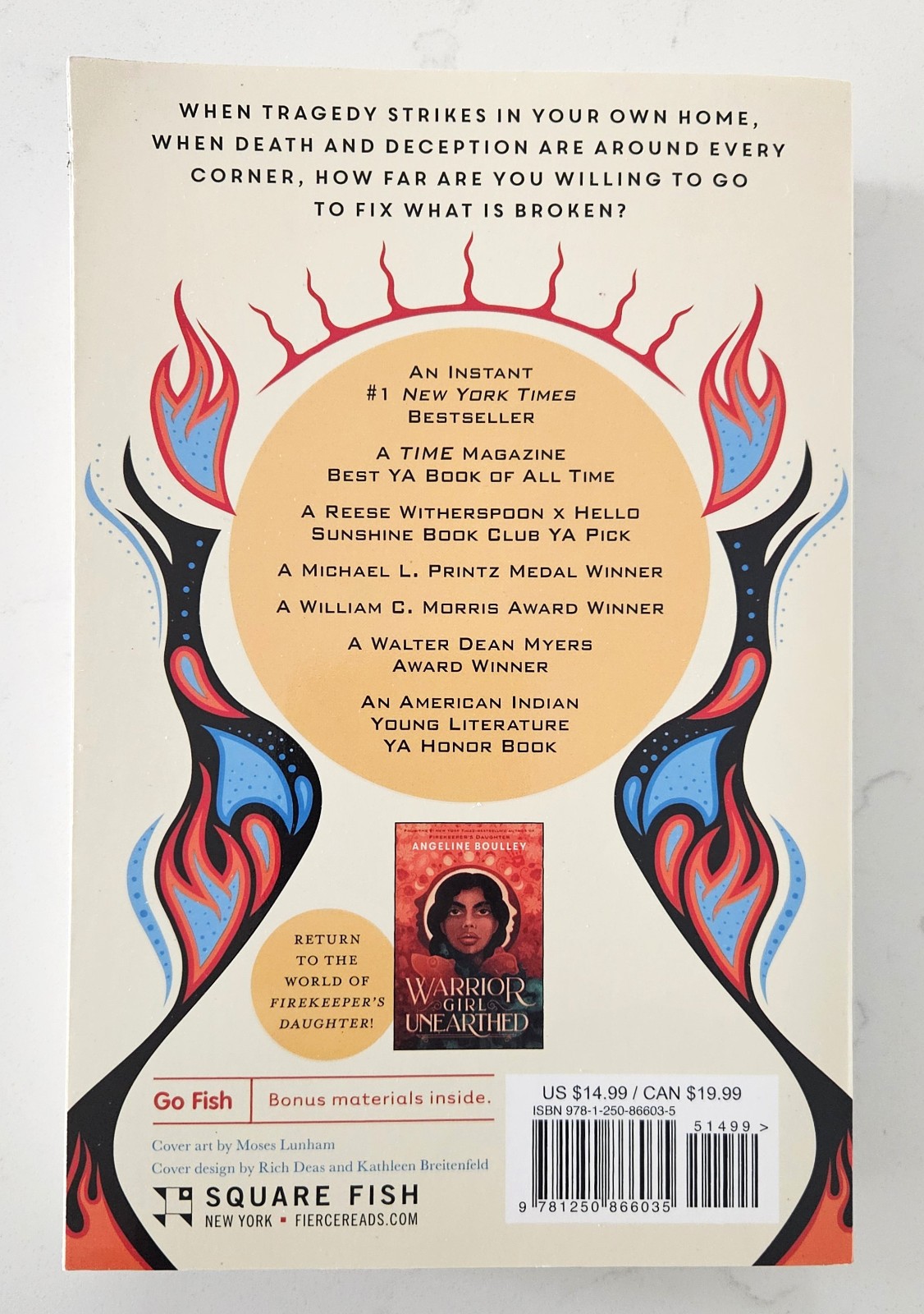 Firekeeper’s Daughter Angeline Boulley Paperback Printz Award YA Thriller