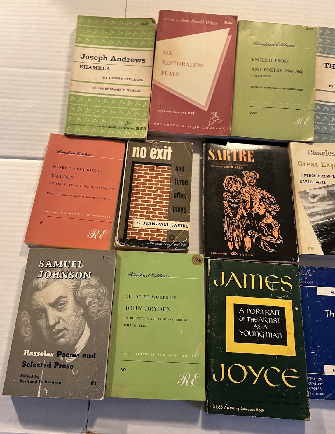 Lot 17 Vintage 60’s 70’s Literature Classics Drama Novels Paperback Books Mix