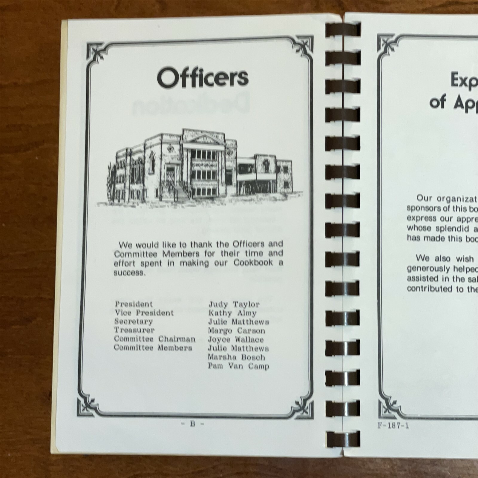 Vintage Cherished Recipes Cookbook Recipe Collection Georgetown Illinois