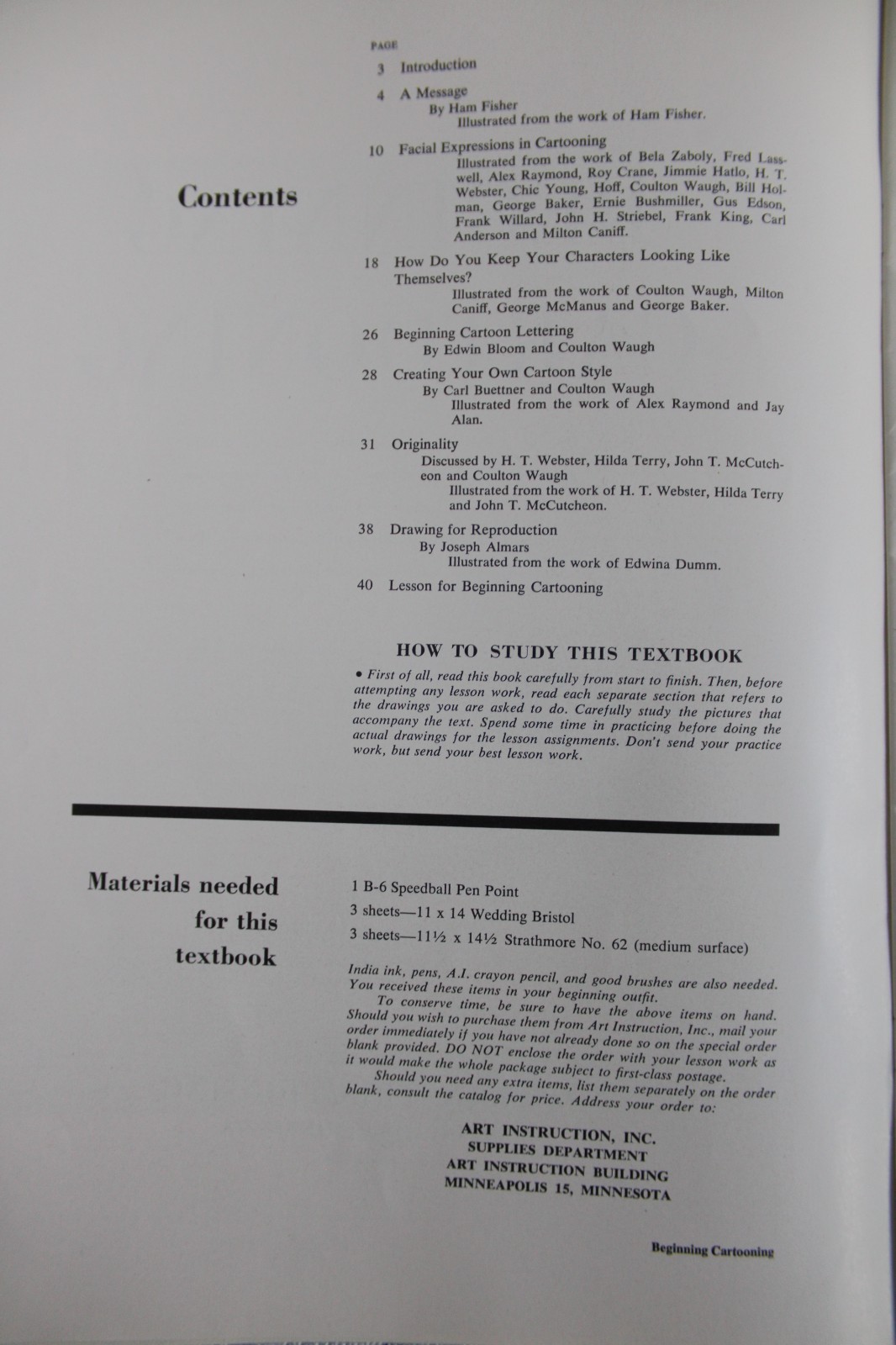 1950s Vintage Art Instruction Inc. Course Books Lot & The Technique of Hy Rubin