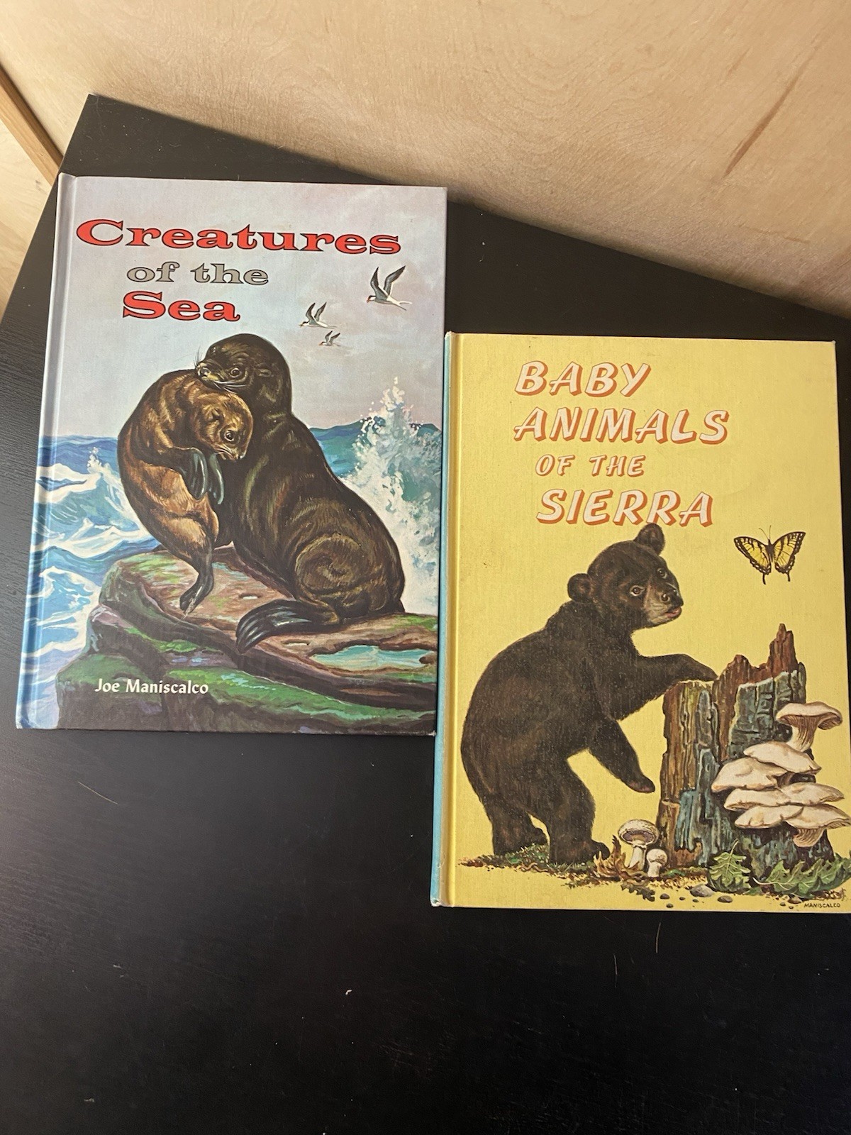 6 Joe Maniscalco Kid’s Books 1960’s Hardcover Beautiful Condition