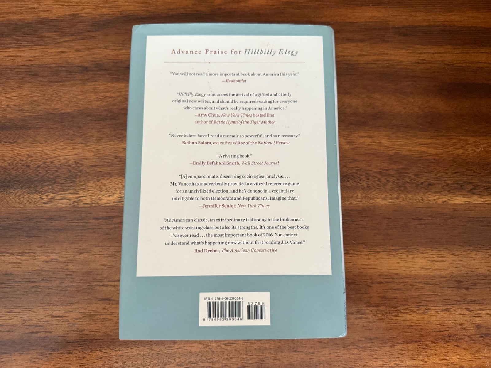 Hillbilly Elegy by J. D. Vance (2016, Hardcover) FREE SHIPPING