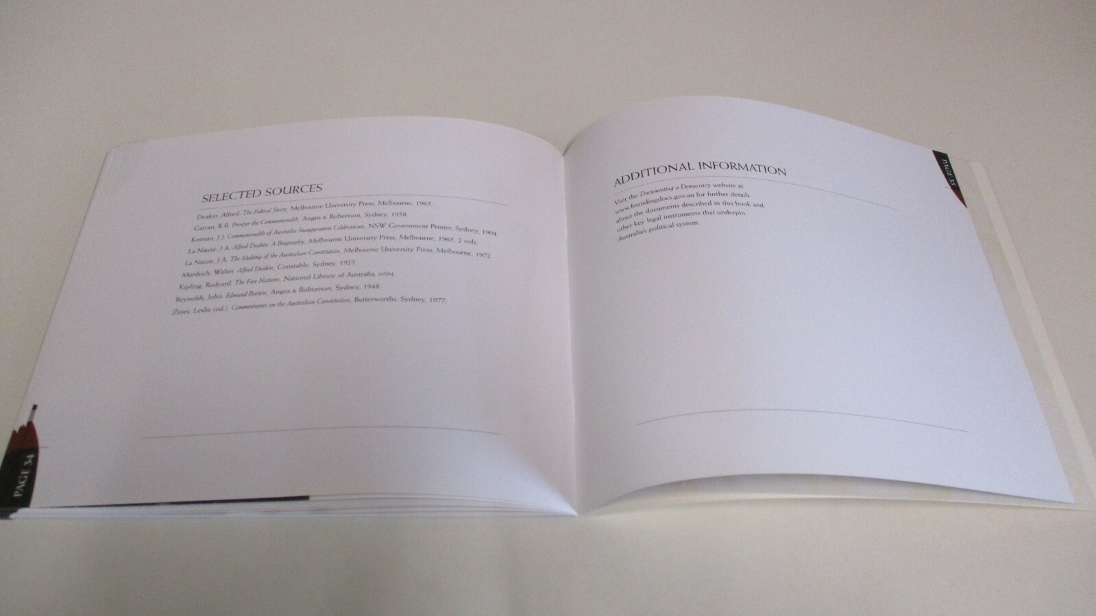 Charters of Our Nation – National Archives of Australia Book – 35 Pages – 2001