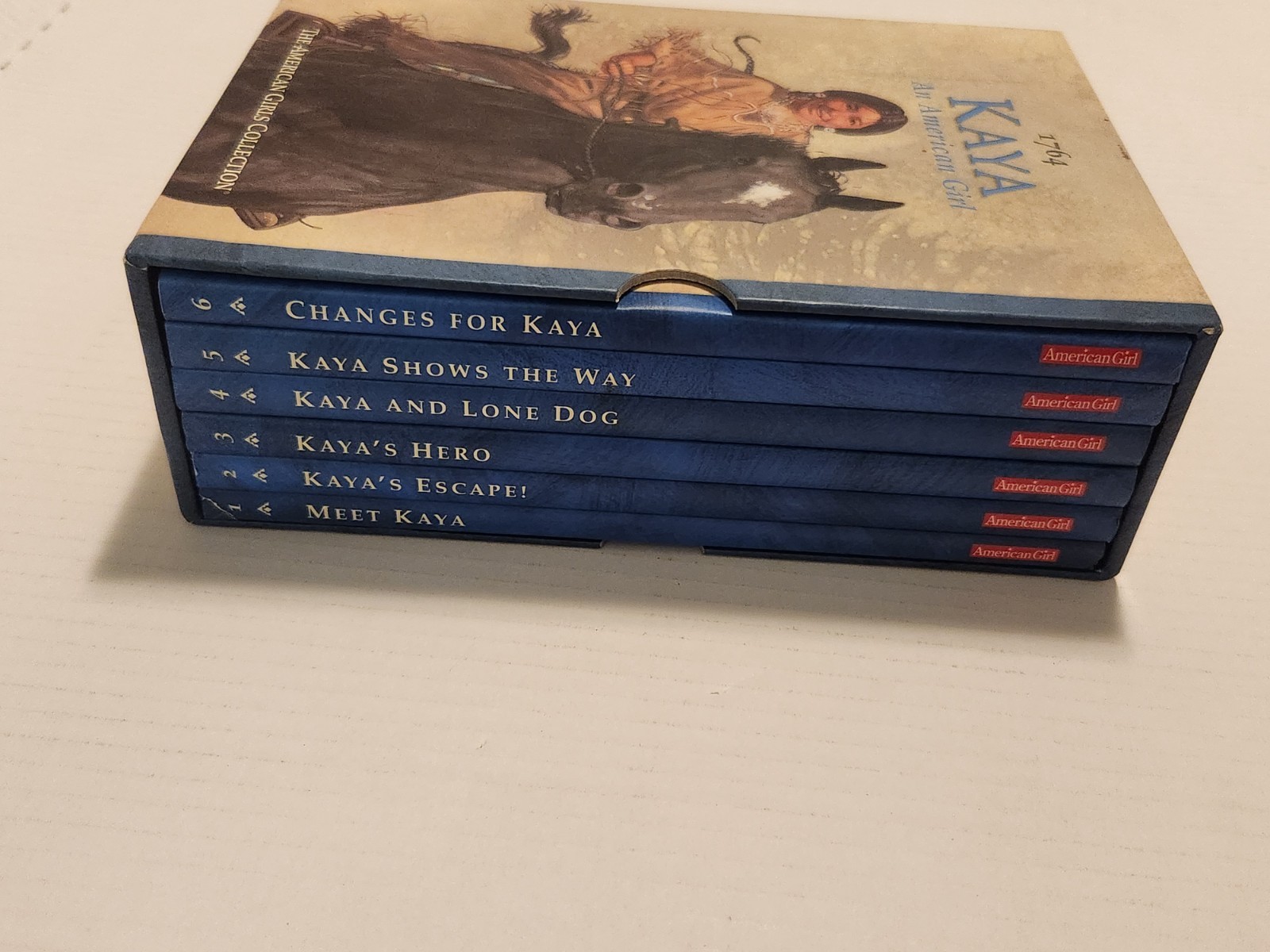 Kaya 1764 An American Girl Collection 6 Paperback Volumes 1-6 Box Set! RARE!