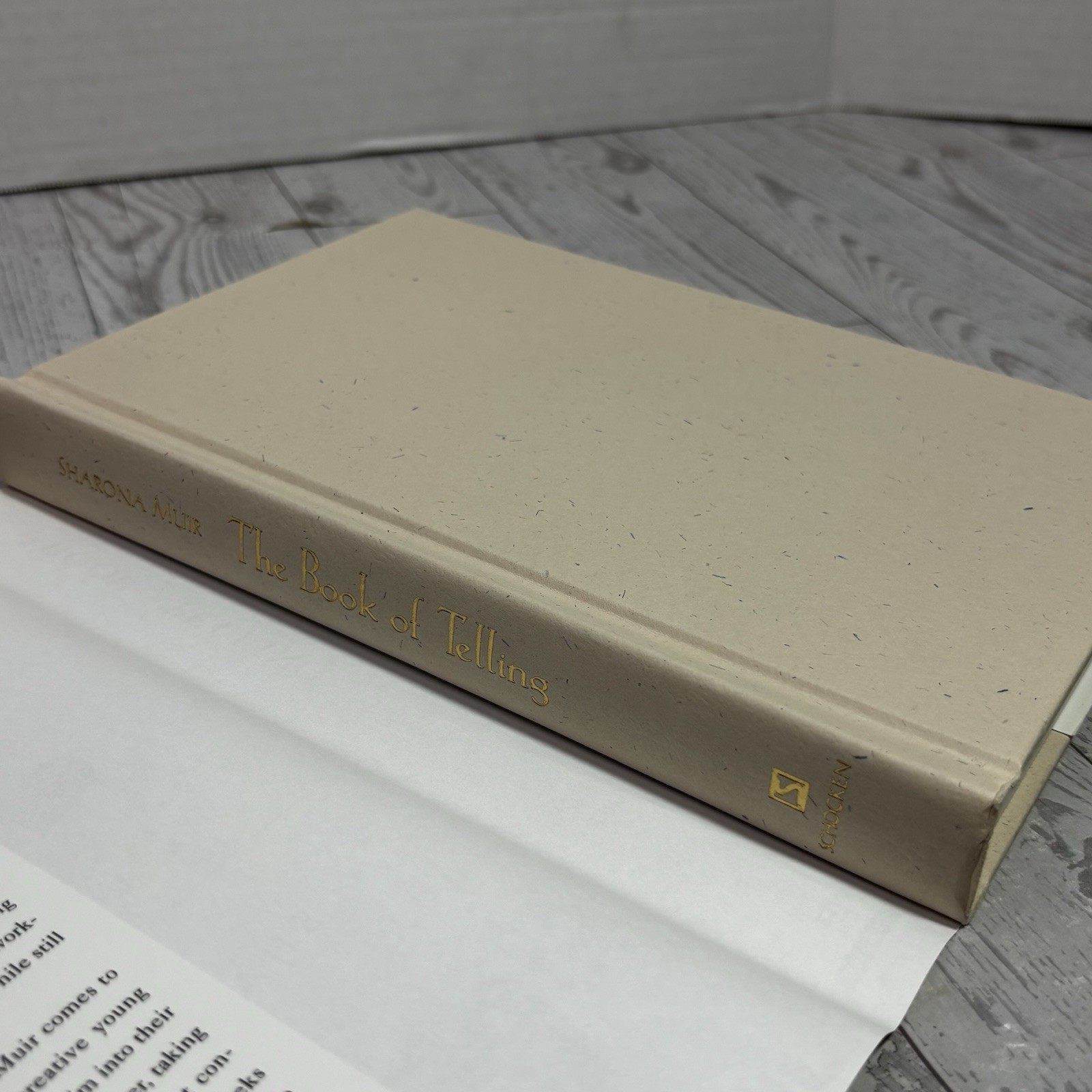 Signed First Edition 2005 The Book of Telling Sharona Muir HC/DJ Itzhak Bentov