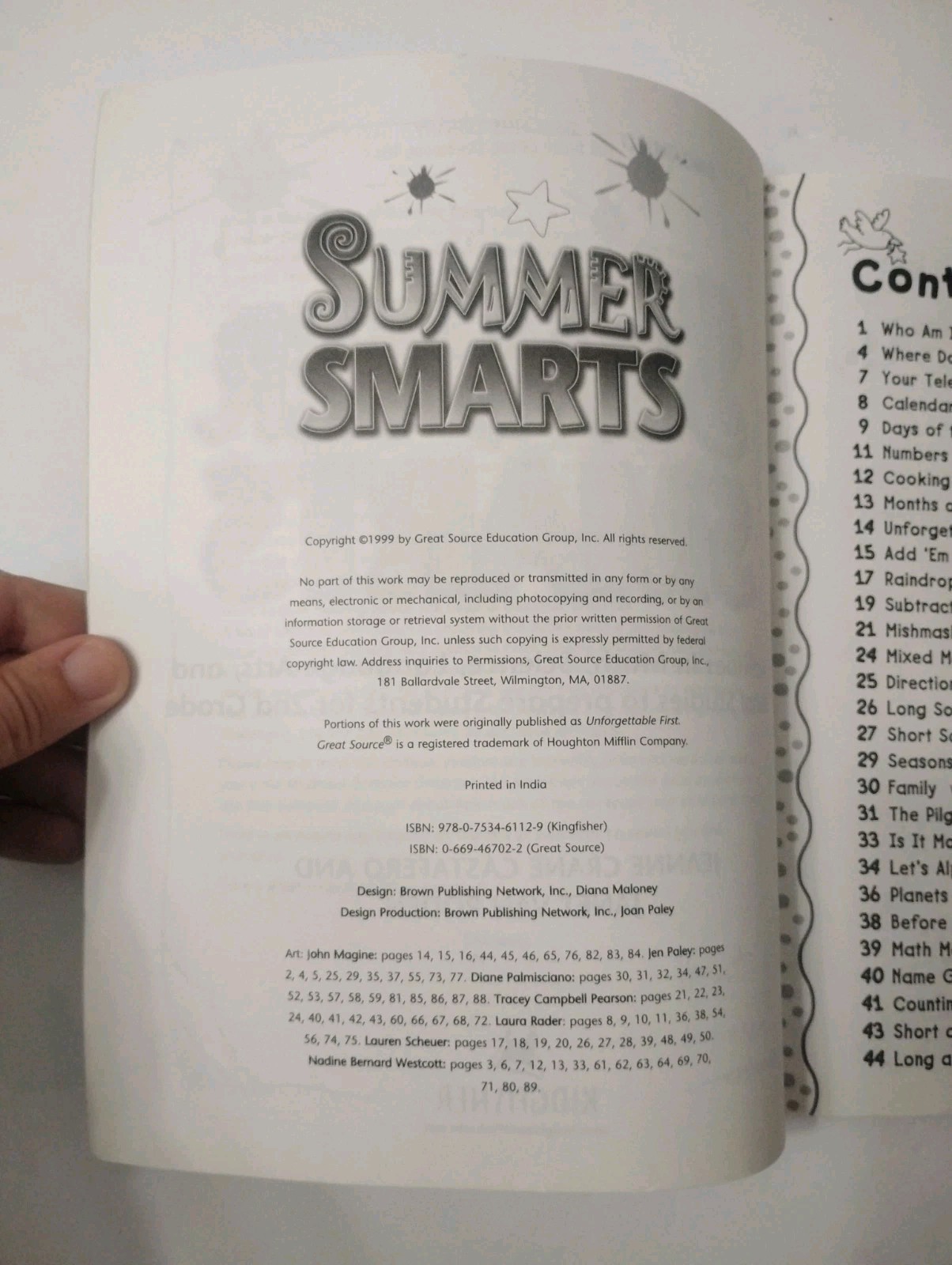 Summer Smarts Workbook Lot Grades 2 3 4 Homeschool Learning Activity Books