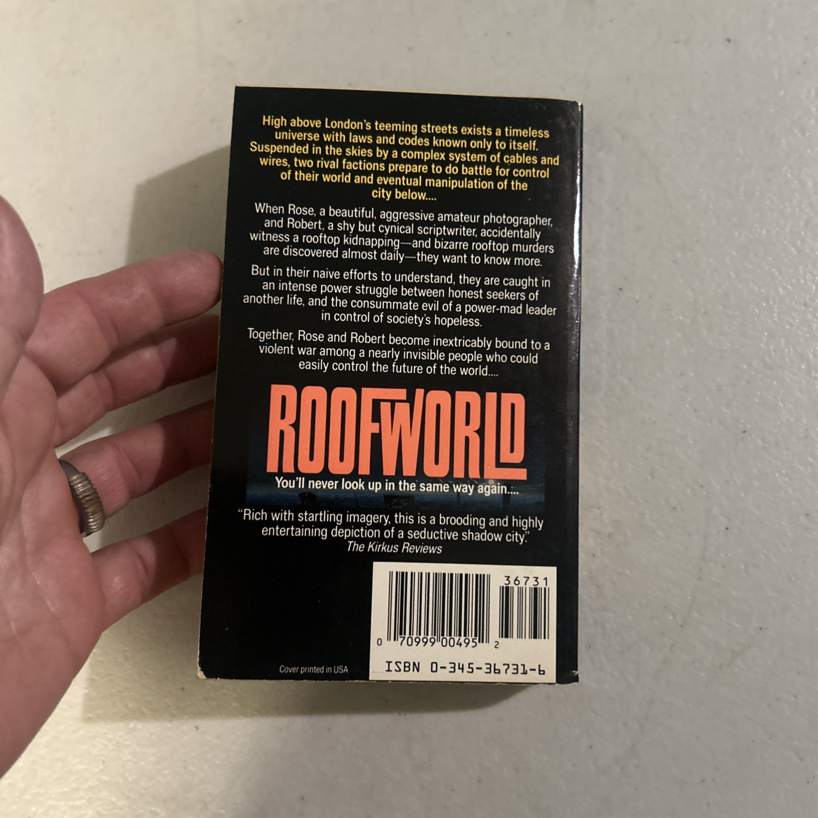 Roofworld by Christopher Fowler (1990, Mass Market) Paperback