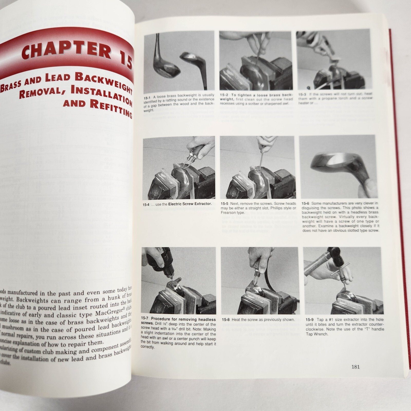 Golf Club Design Fitting Alteration and Repair 4th Edition 1995 Ralph Maltby