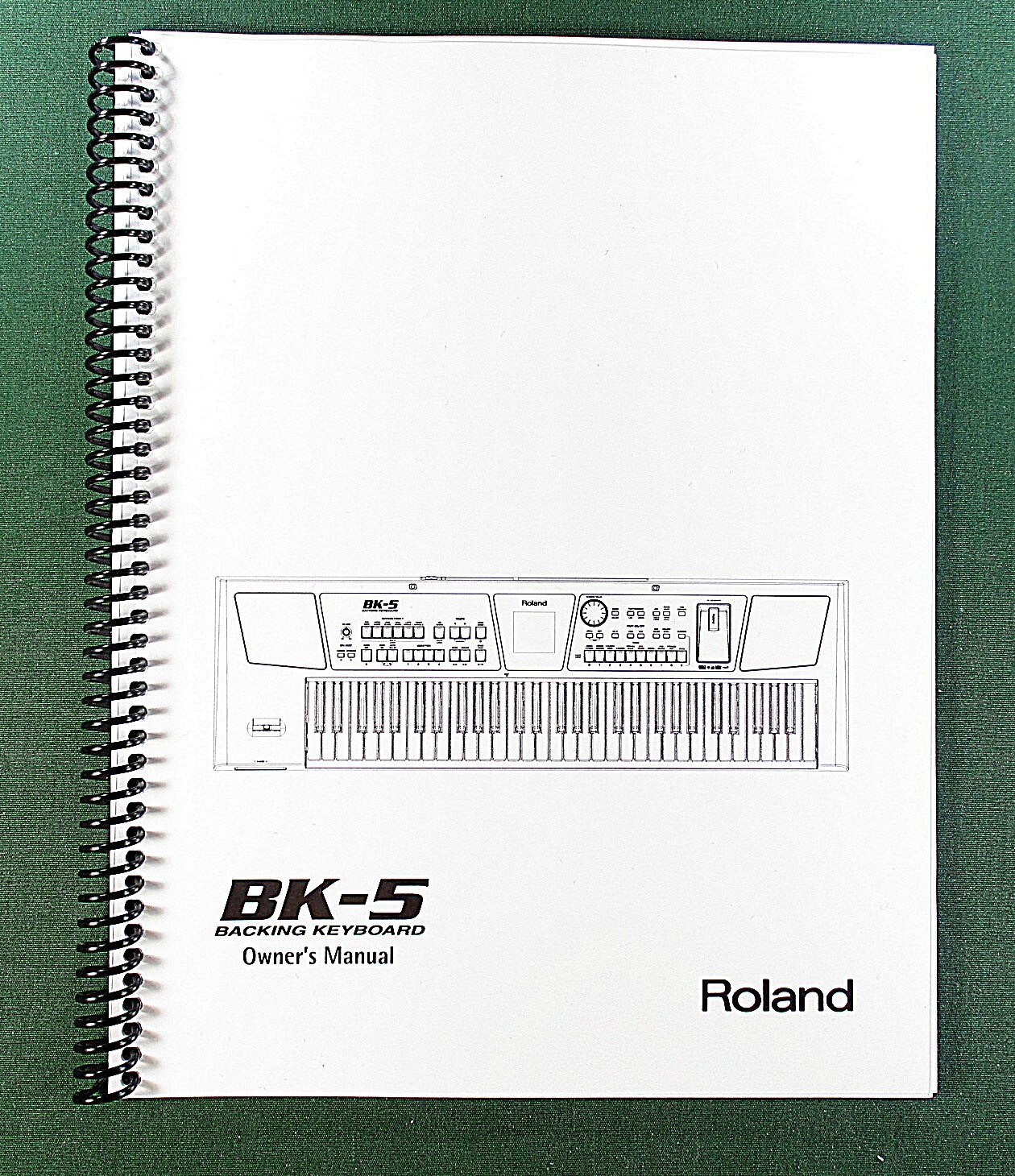 Roland BK-5 Owner’s Instruction Manual: 160 Pages & Protective Covers!