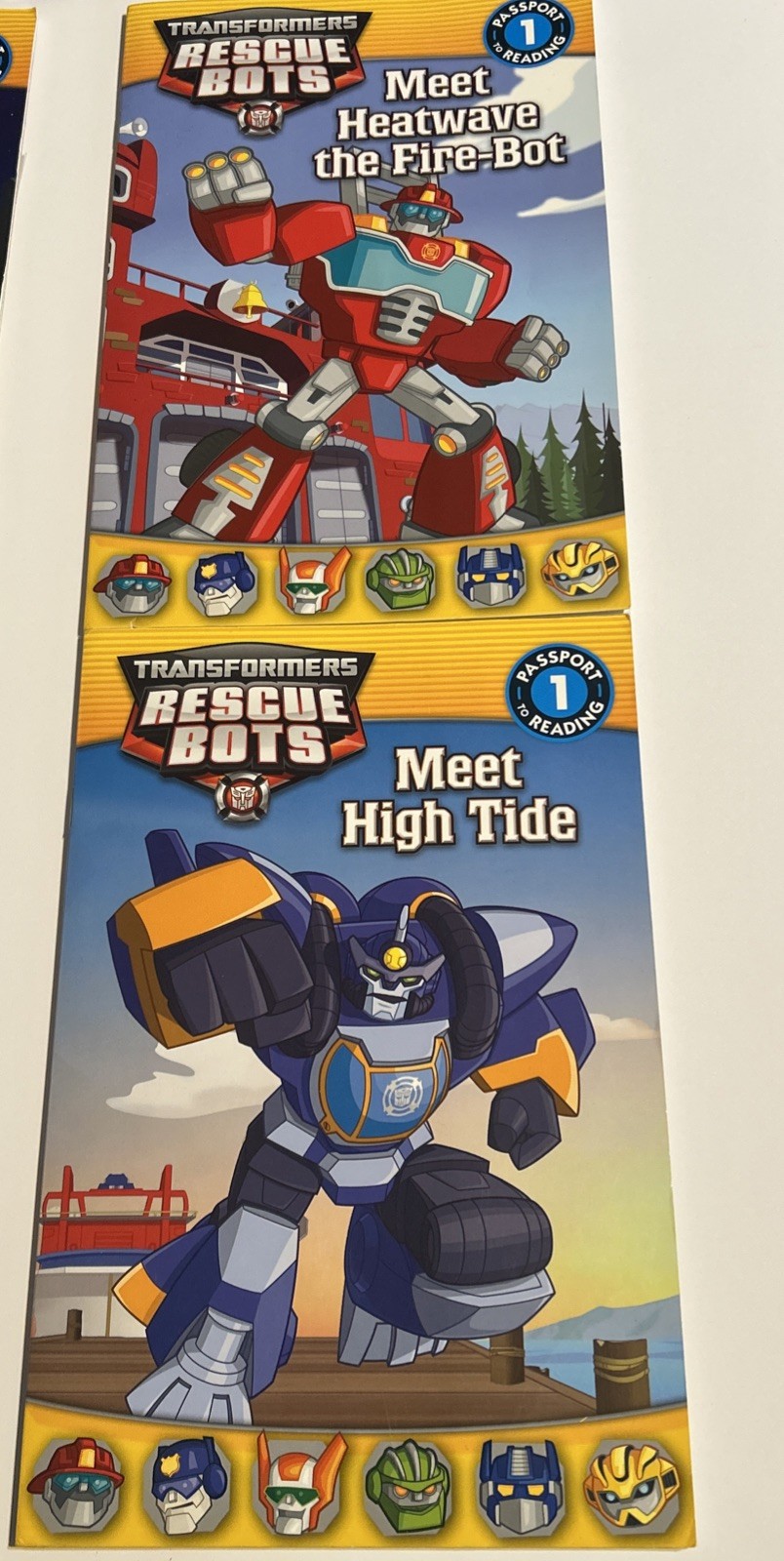 Transformers: Rescue Bots Lot Of 8 Softwrap Books