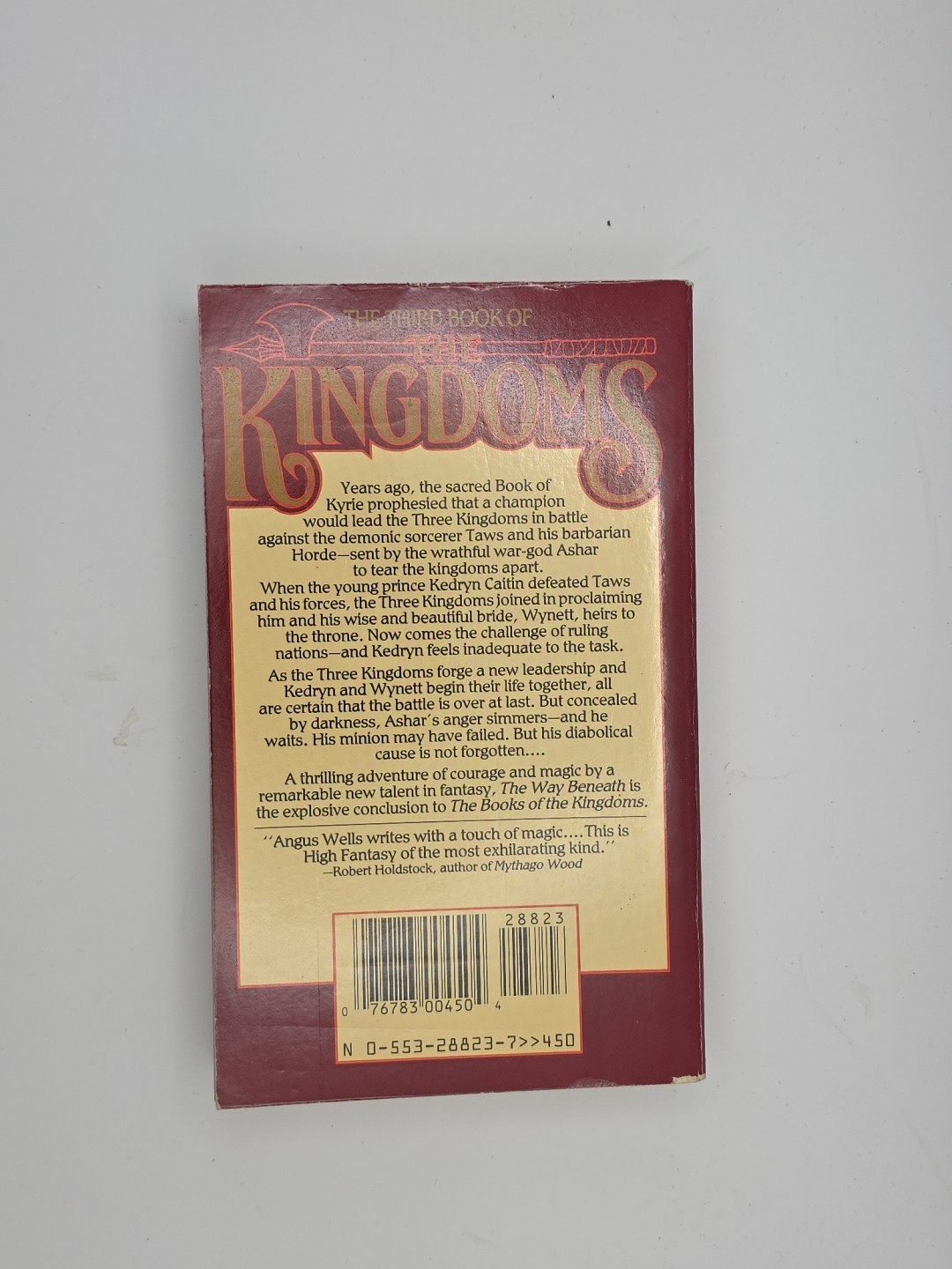 Complete Book of the Kingdoms series by Angus Wells PB #1-3 lot of 3 books