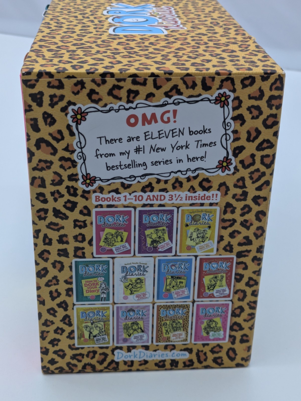 Dork Diaries Squee-Tastic Collection Books 1-10 + 3 1/2 Rachel Renee Russell 11