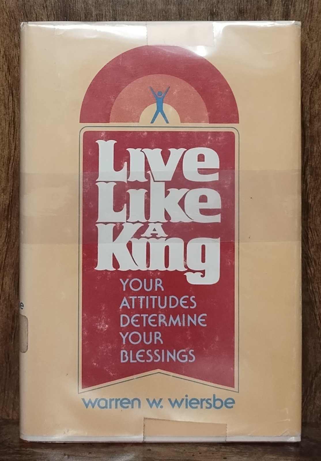 Live Like a King Warren Wiersbe Signed Moody Press 1976 Beatitudes Christian Har