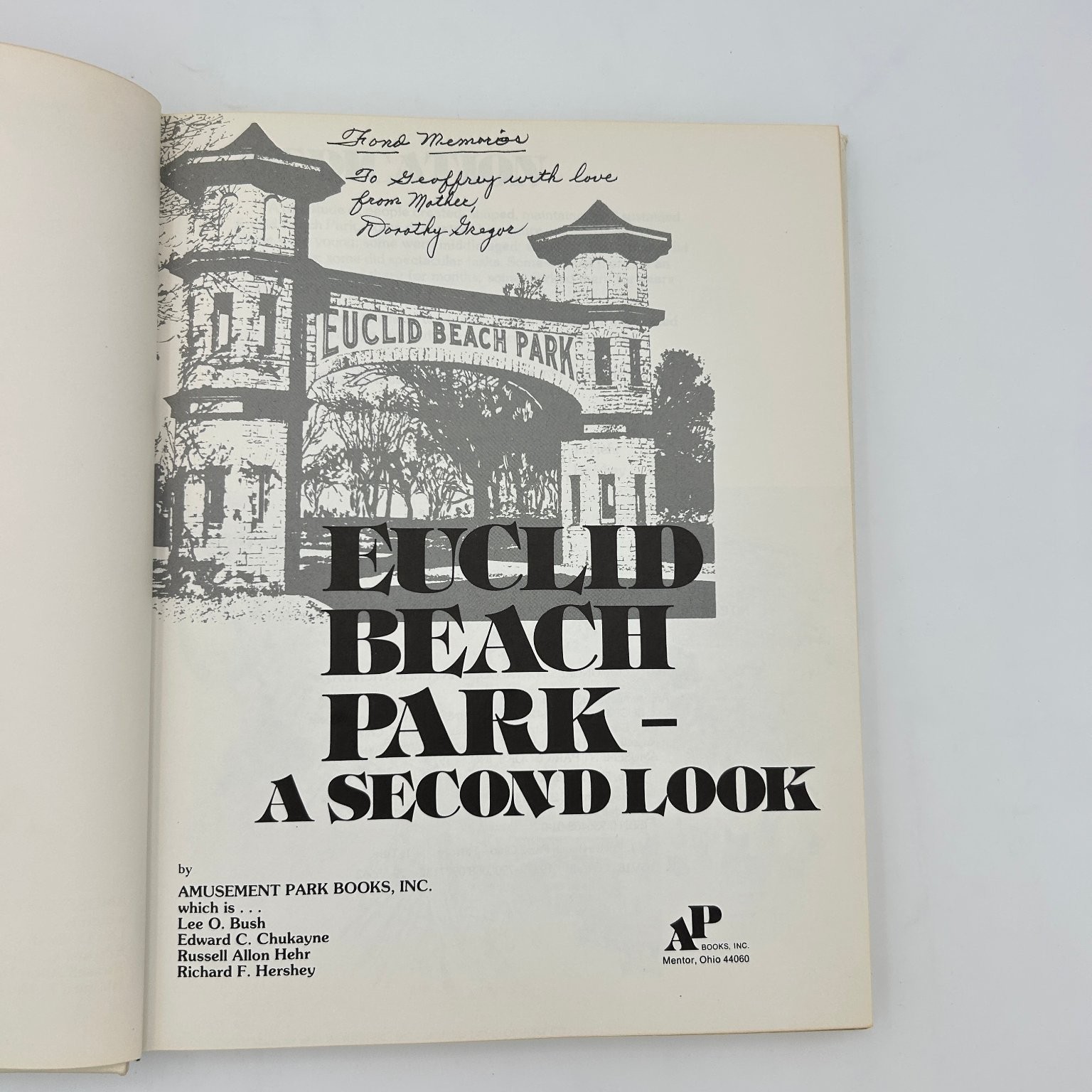 Euclid Beach Park A Second Look Amusement Park History 1979 Nonfiction