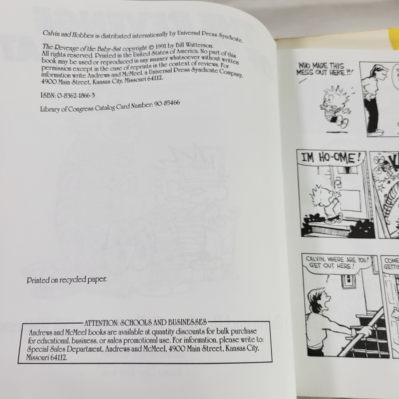 Calvin and Hobbes Book Lot Of 9 Paperbacks By Bill Watterson Cartoons USED