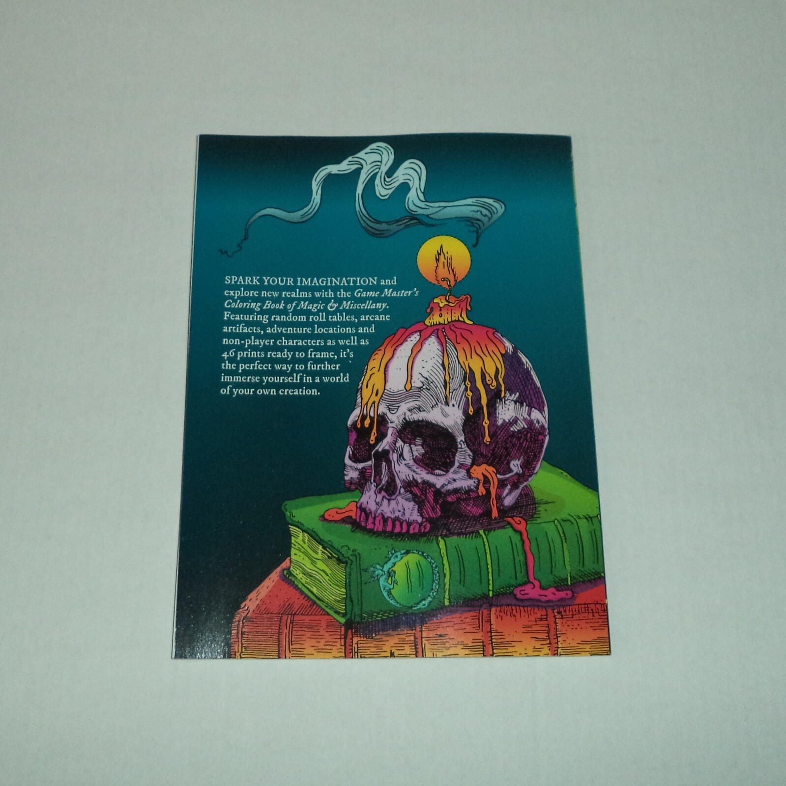 The Game Master’s Coloring Book Of Magic & Miscellany *NEW* Dragons Skulls