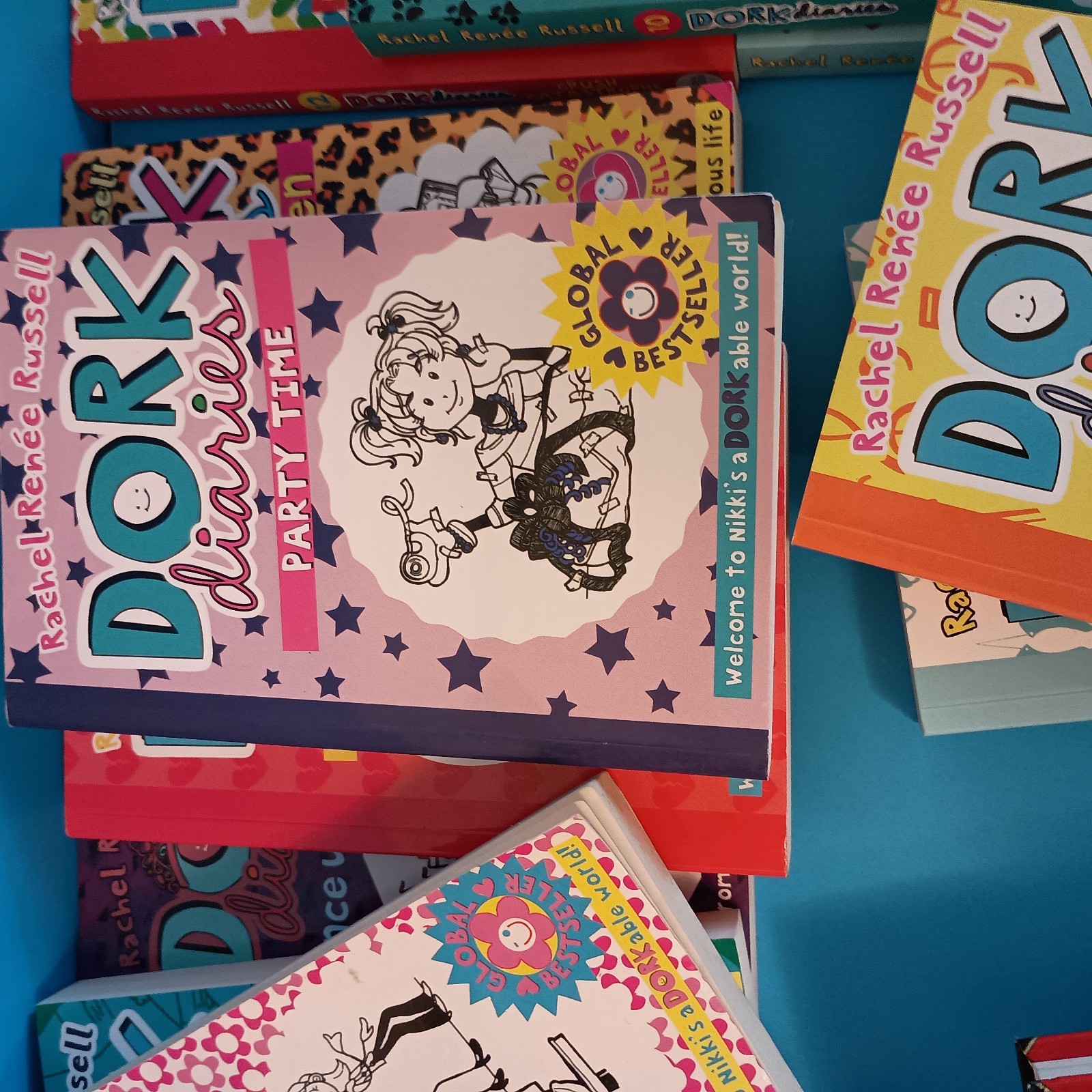 Dork Diaries Set 1-15 Rachel Renee Russell 1-12 paperback 13-15 Hardcover