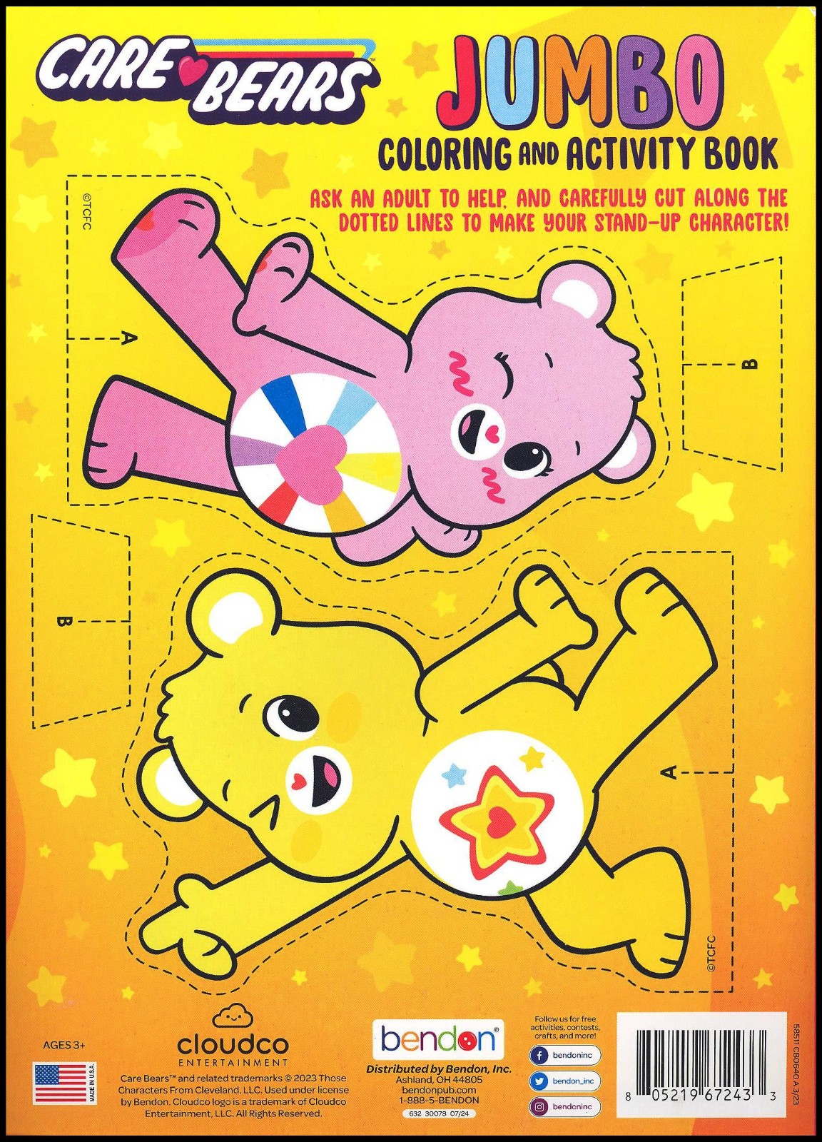 Care Bears – Jumbo Coloring And Activity Book