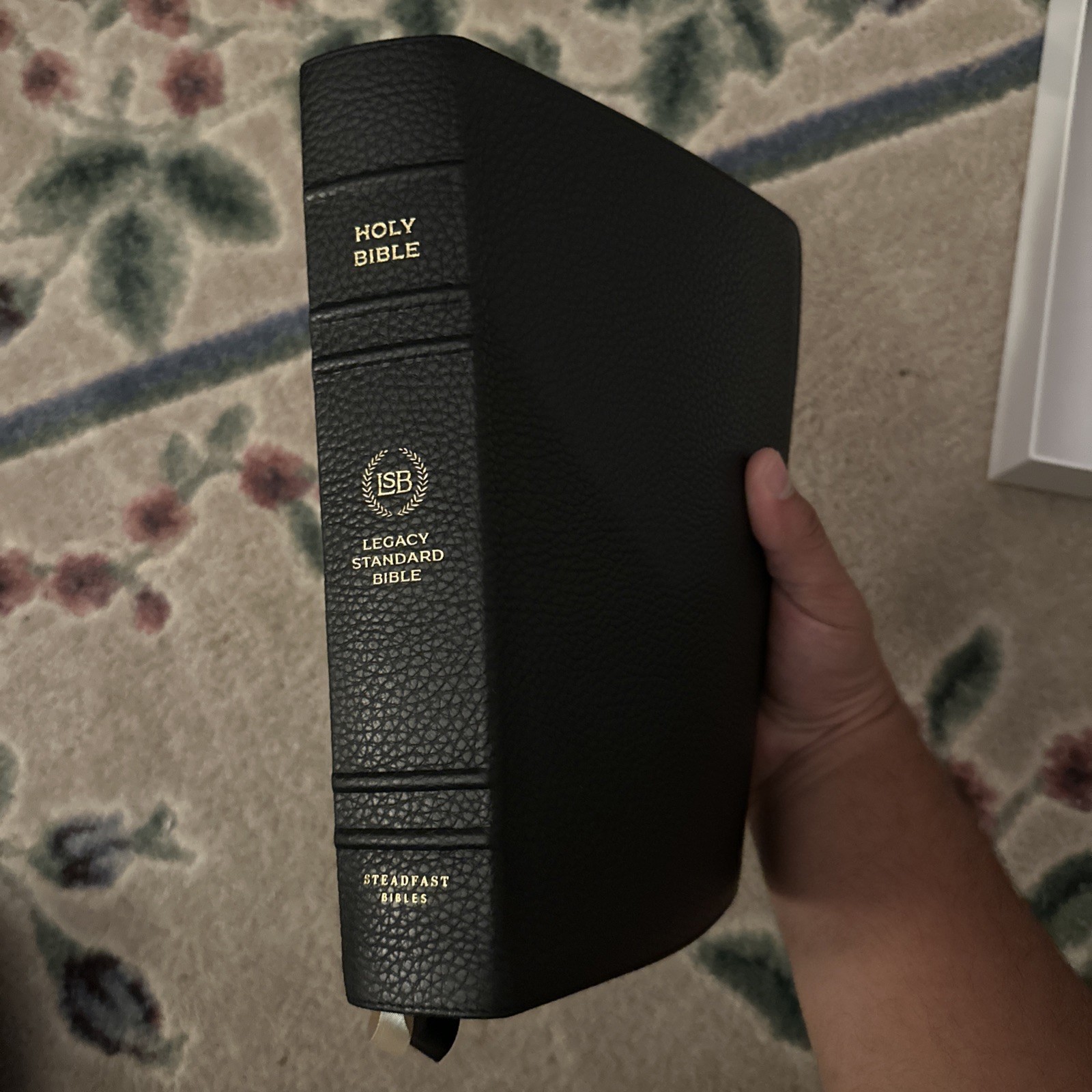 Legacy Standard Bible Inside Column Reference Indexed (LSB), Black Cowhide