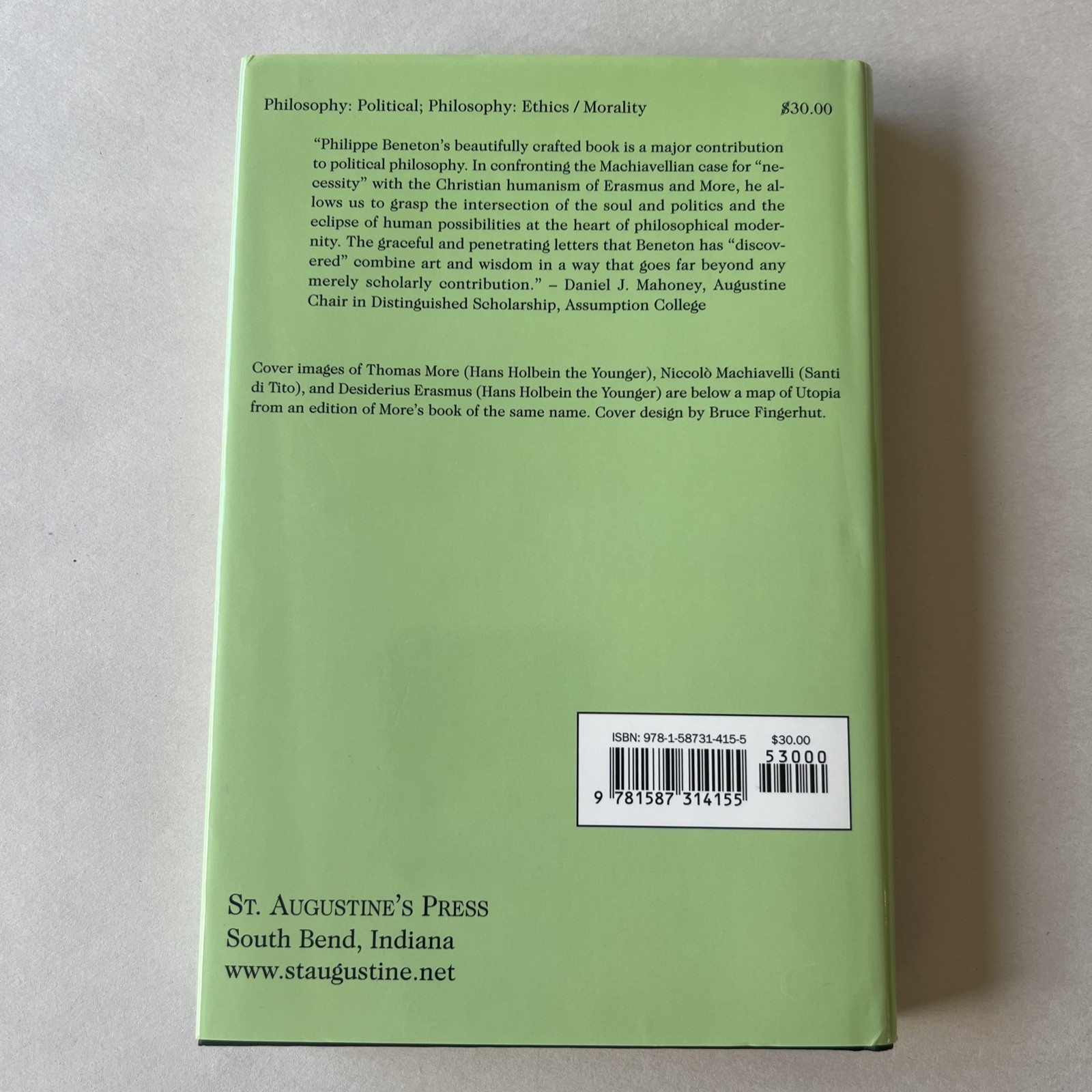 Kingdom Suffereth Violence : The Machiavelli / Erasmus / More Philippe Beneton