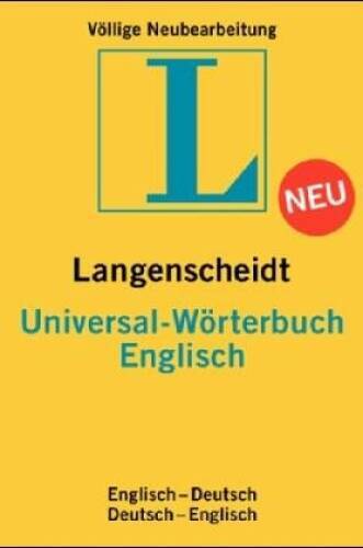Langenscheidts Universal-Wrterbuch, Englisch – Hardcover – GOOD