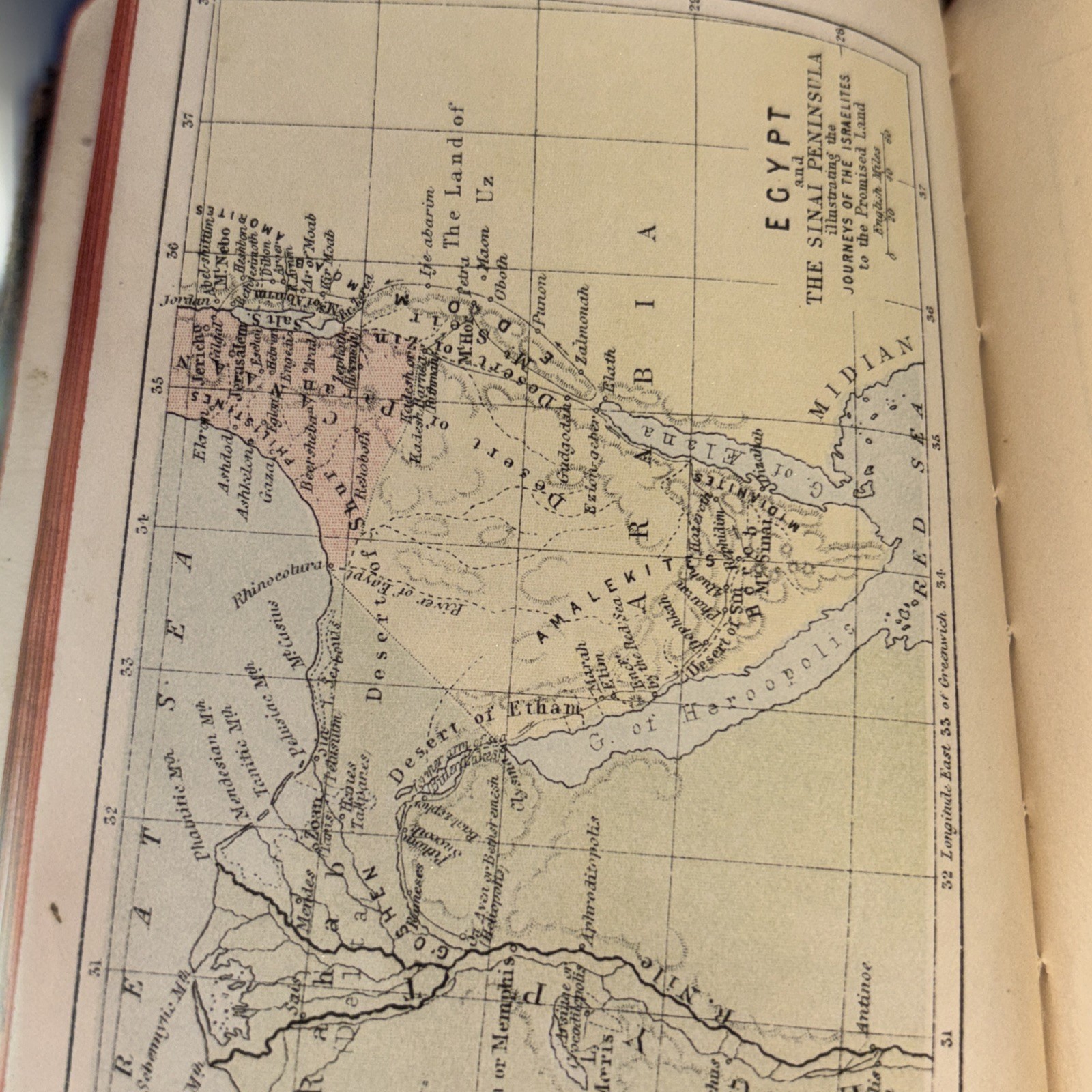 Antique 1898 Oxford Holy Bible KJV Pocket Bible Maps Gilt Edges 5.5″x3.5″