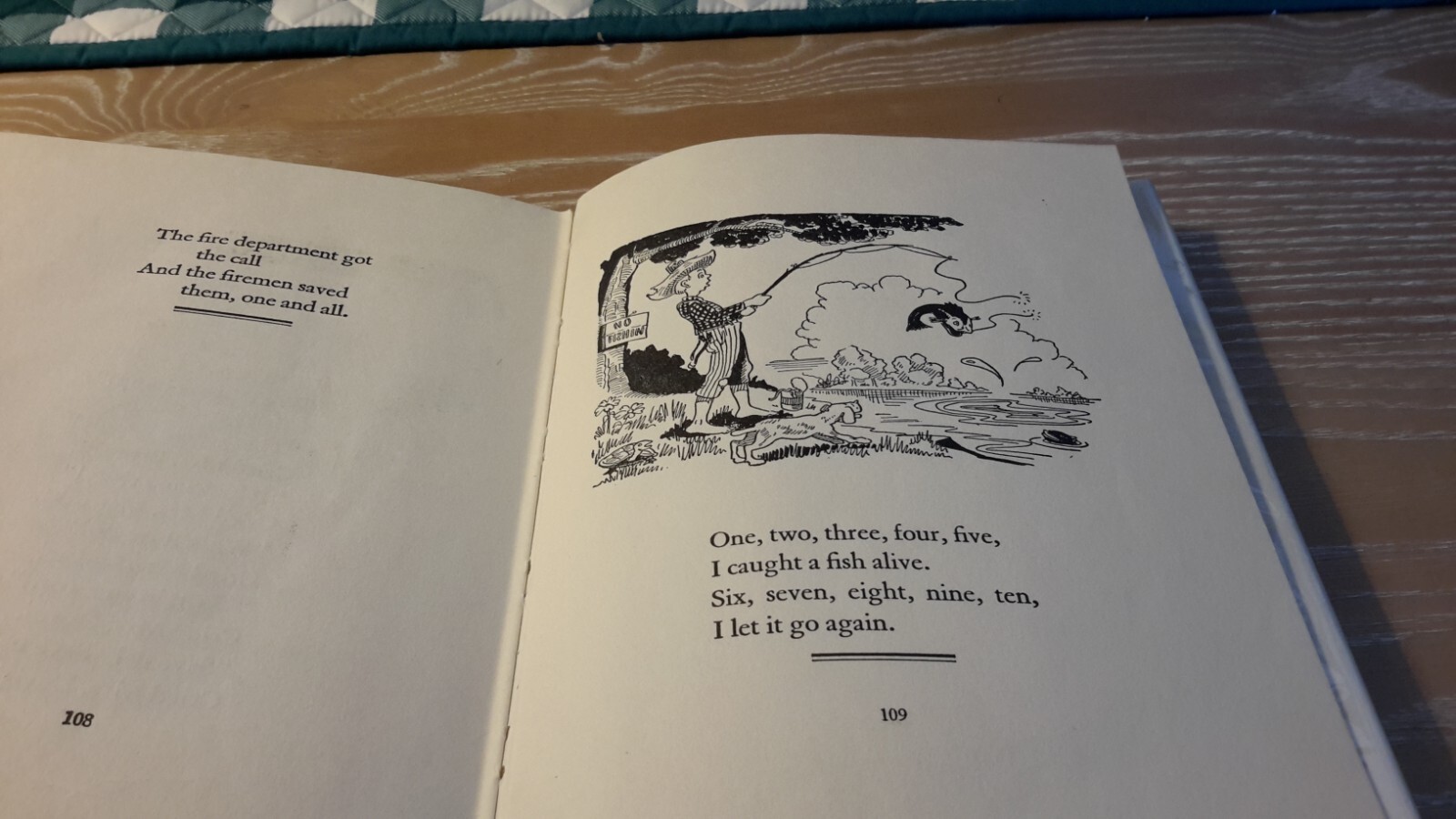 Vintage 1952 “Fun in American Folk Rhymes” by Ray Wood with protected dustcover